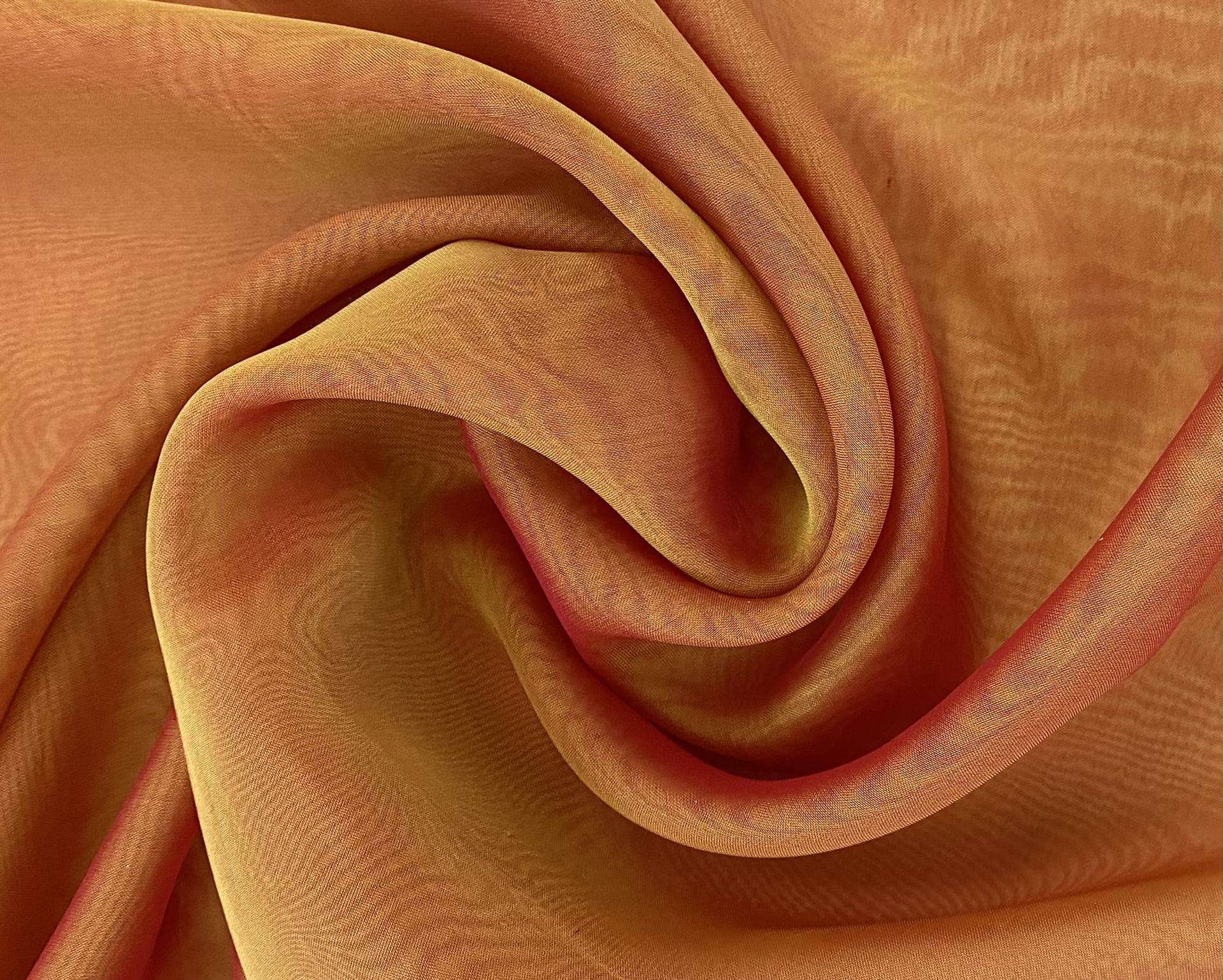 Iridescent Pure Silk Chiffon