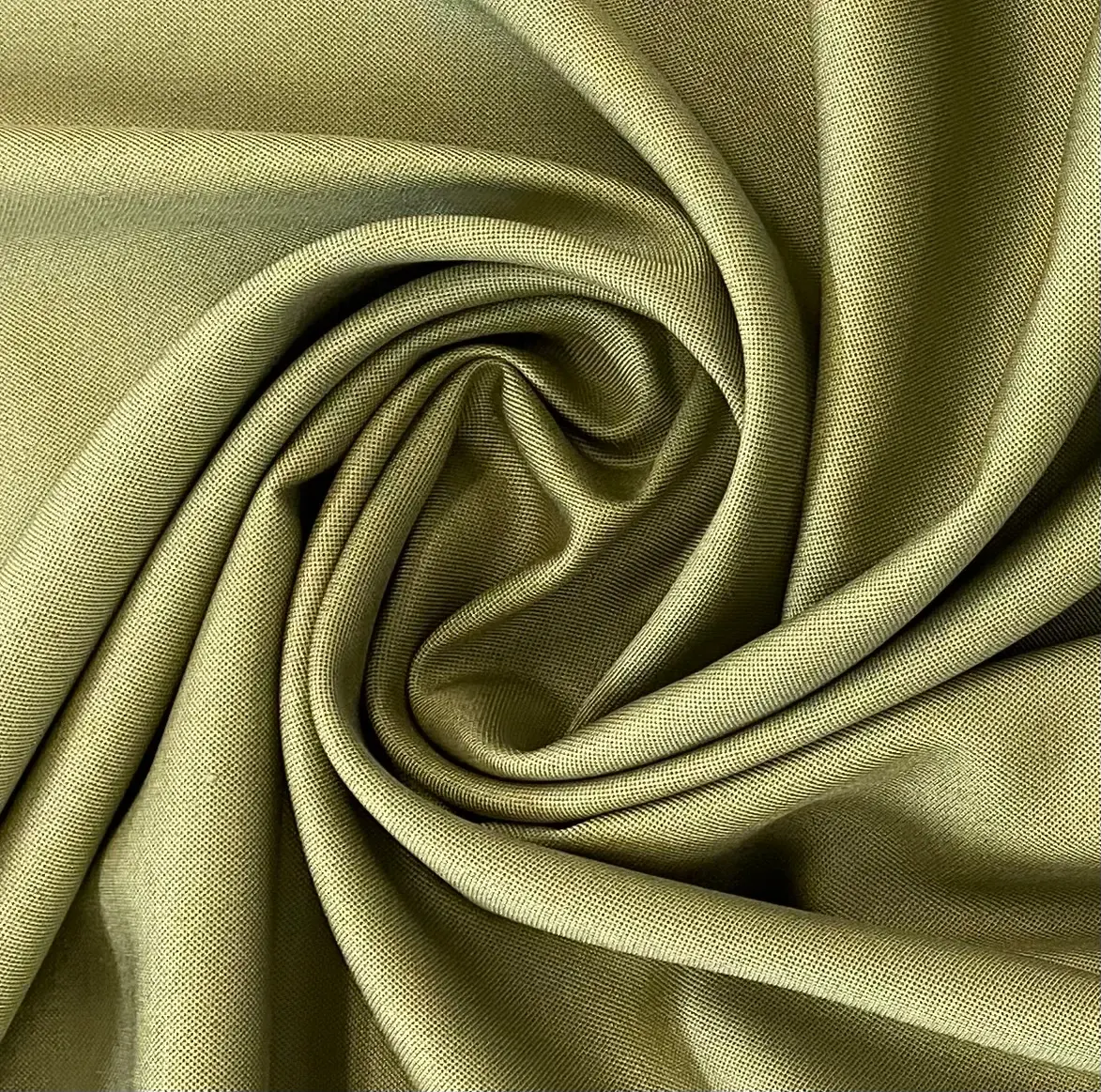 Pure Silk Oxford in Sage