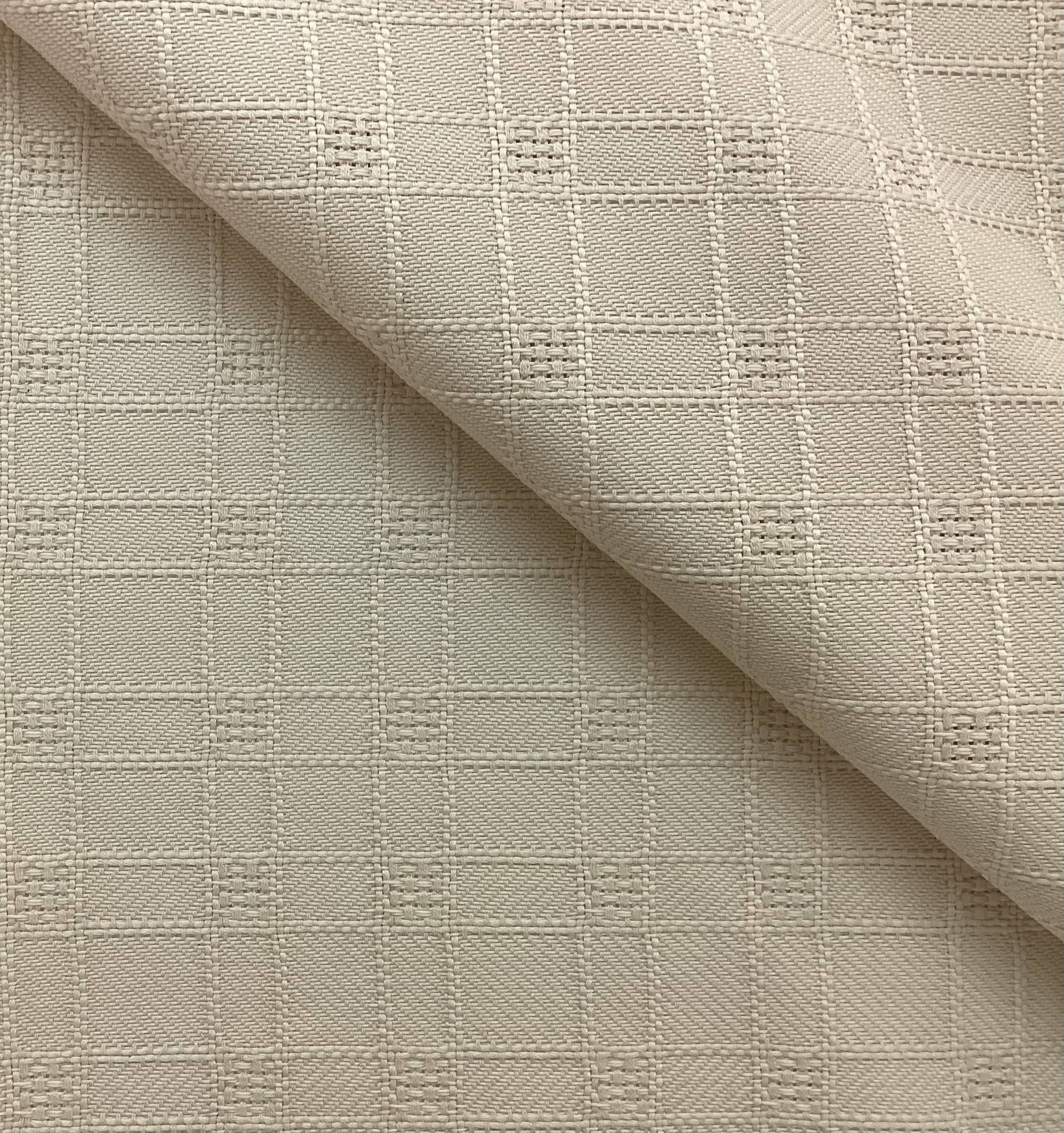 Wool & Cotton Tiles Pattern Tweed In Rice