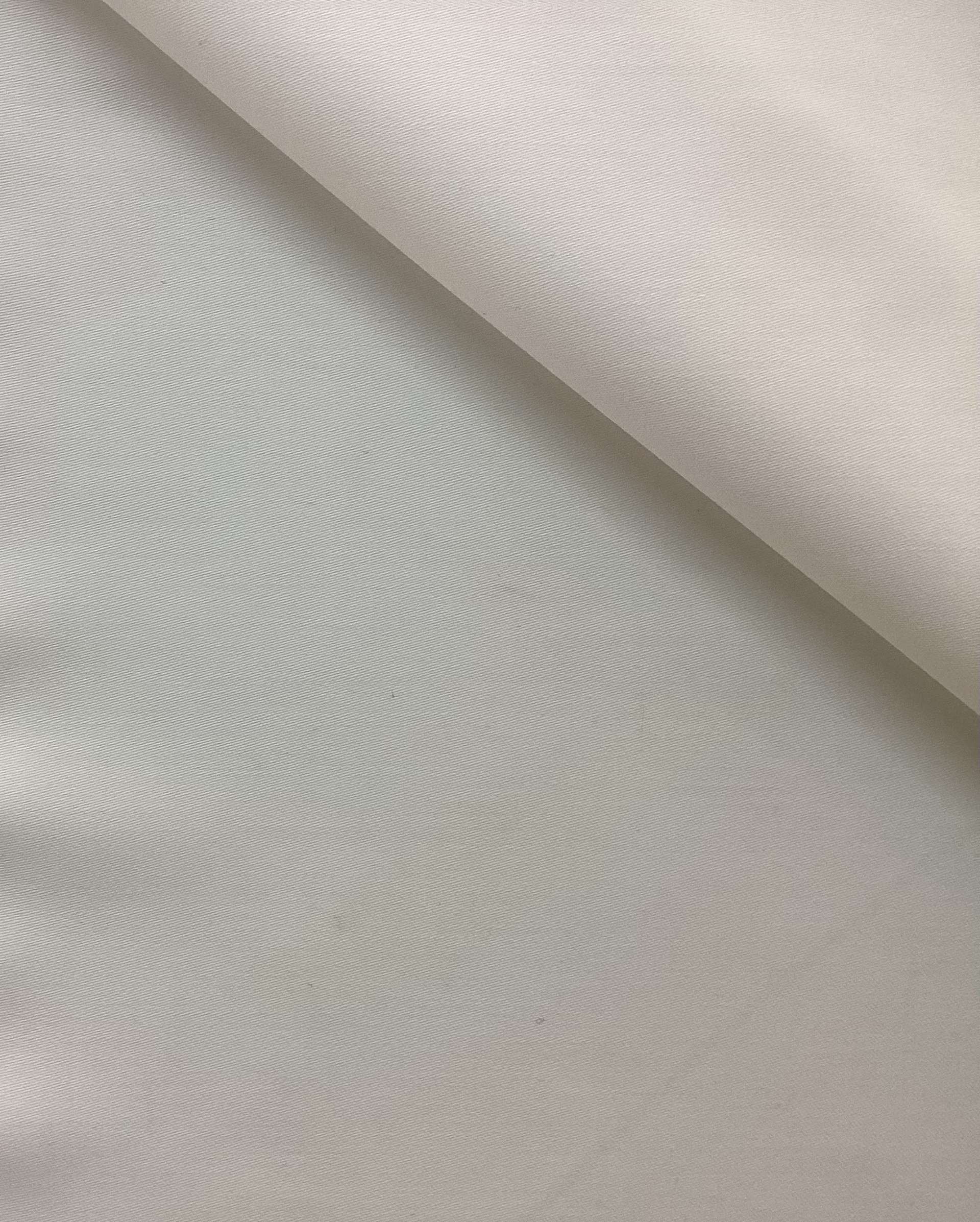 Cotton Fine Twill in Eggshell