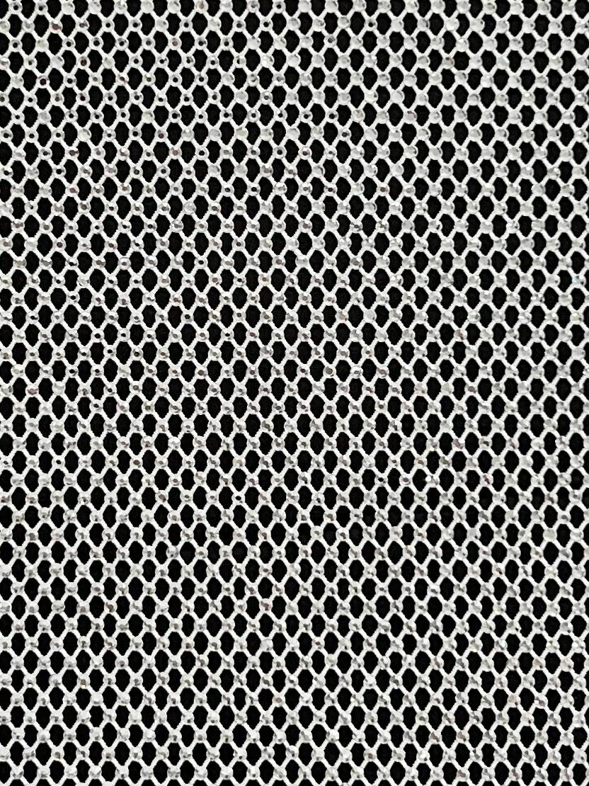Made in Spain Micro Crystal Mesh in Silver