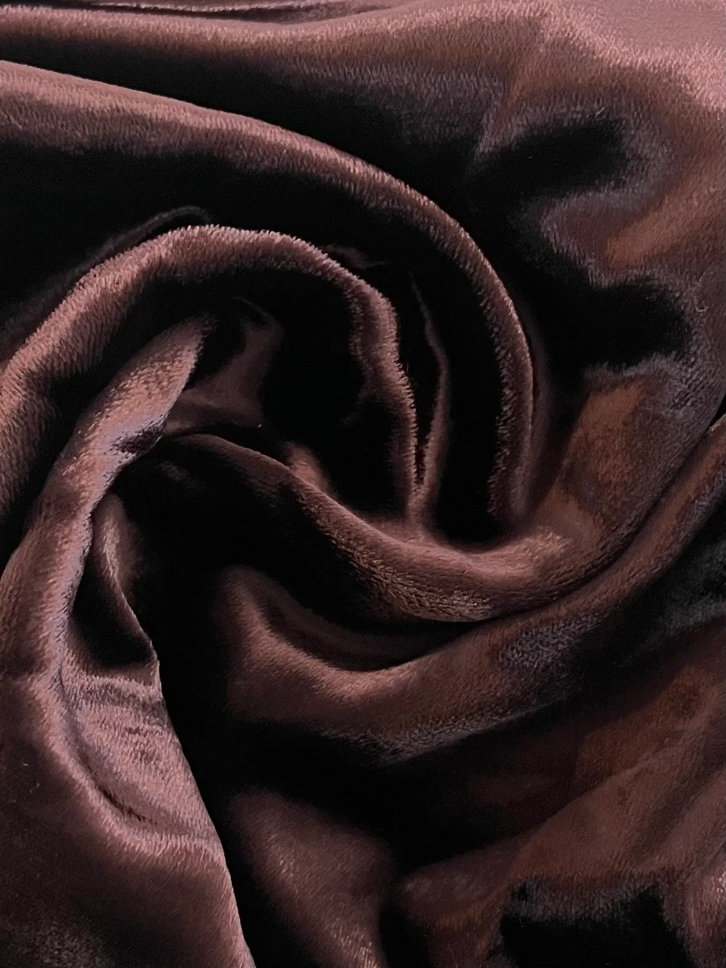 French Panné Velvet Fabric in Warehouse