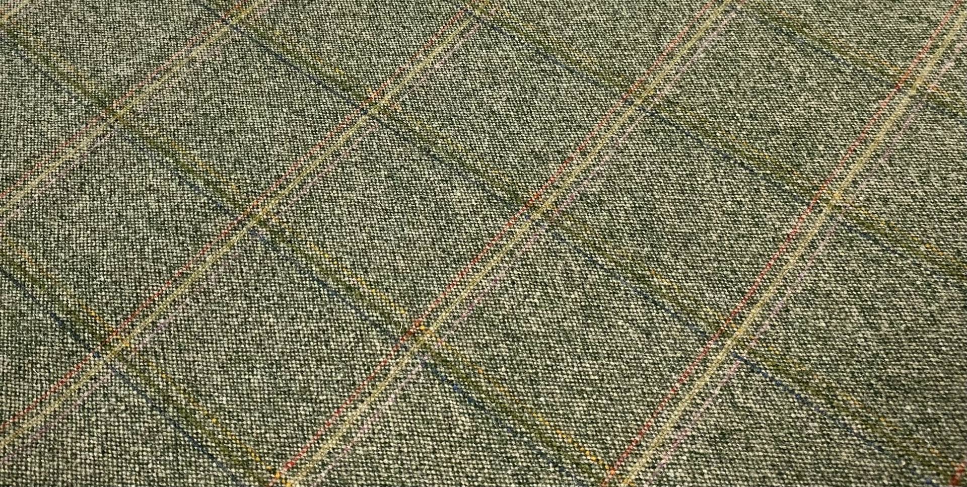 Made in Austria 82% Wool 18% Nylon Plaid