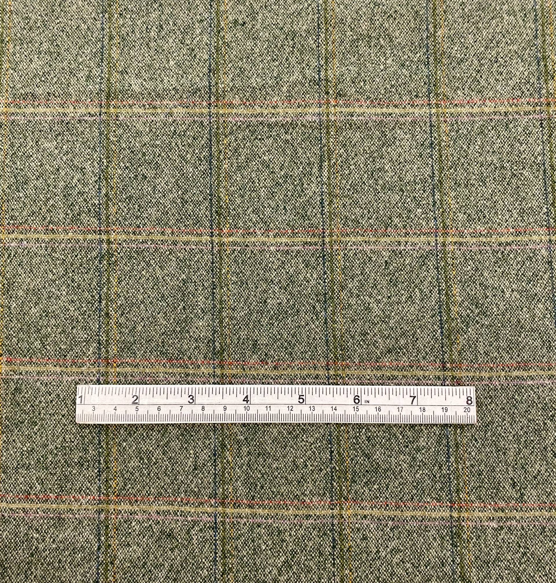 Made in Austria 82% Wool 18% Nylon Plaid