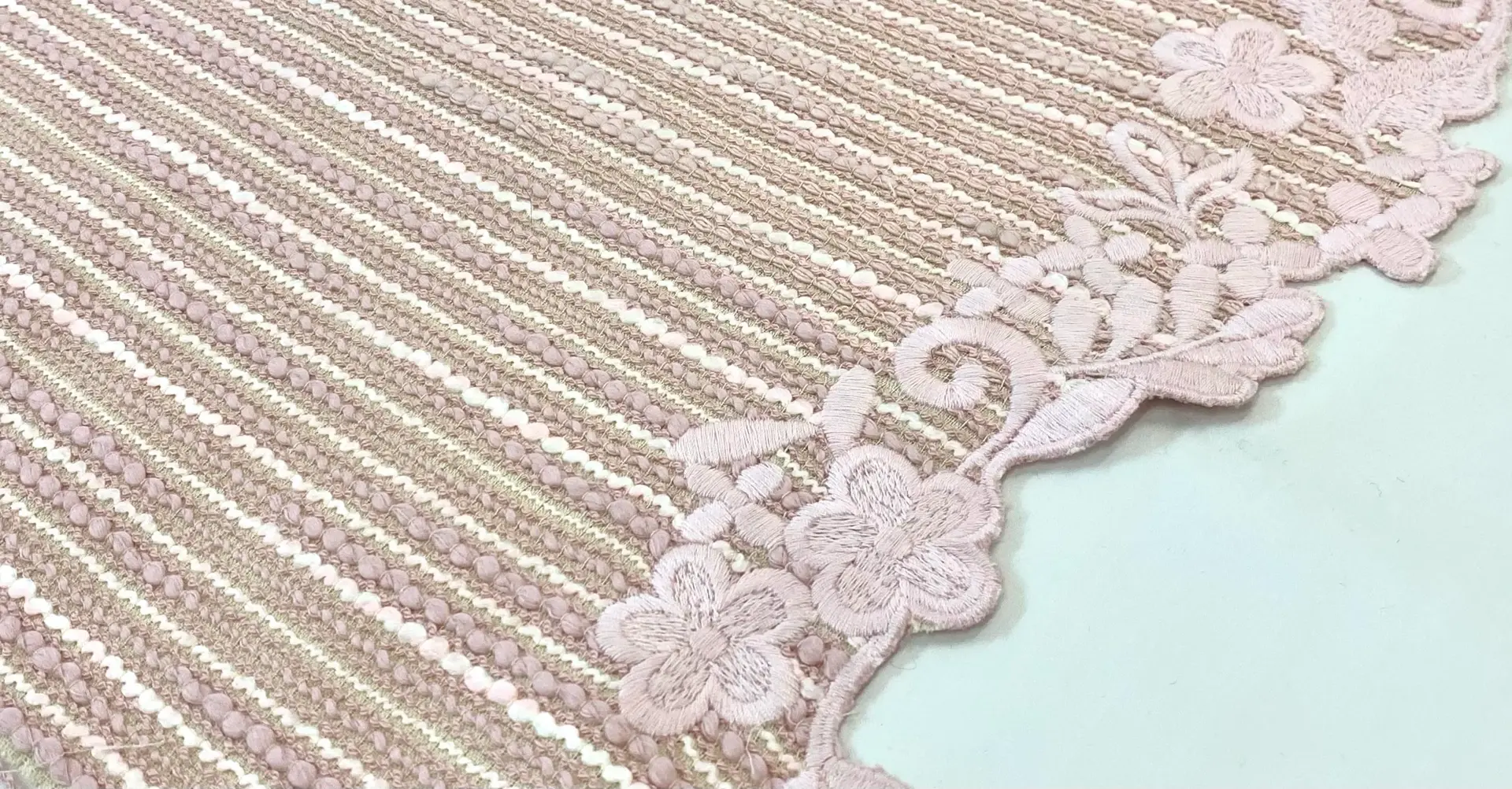 Embroidered Fashion Tweed