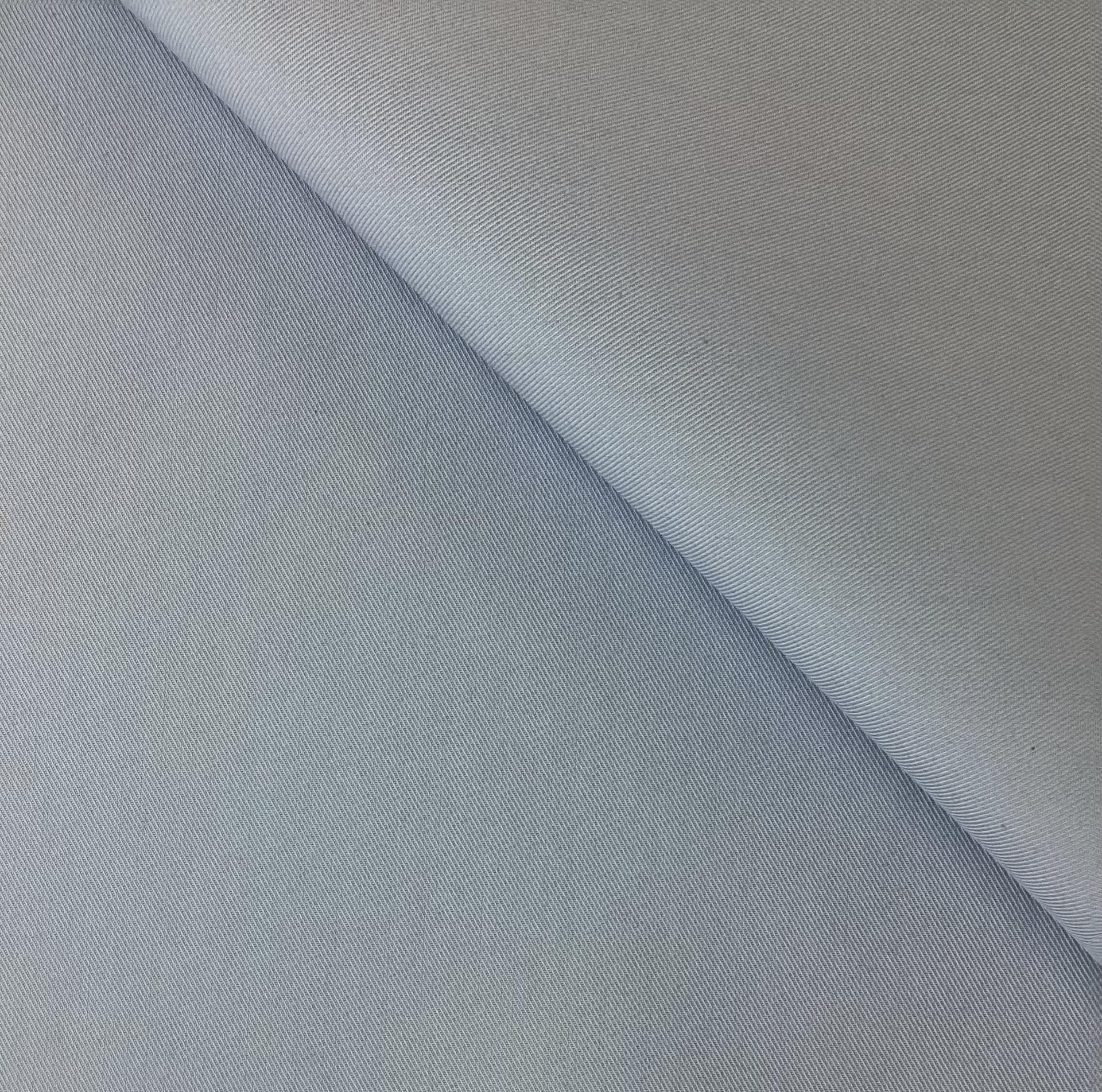 Italian Cotton Blend Twill in Sky Blue