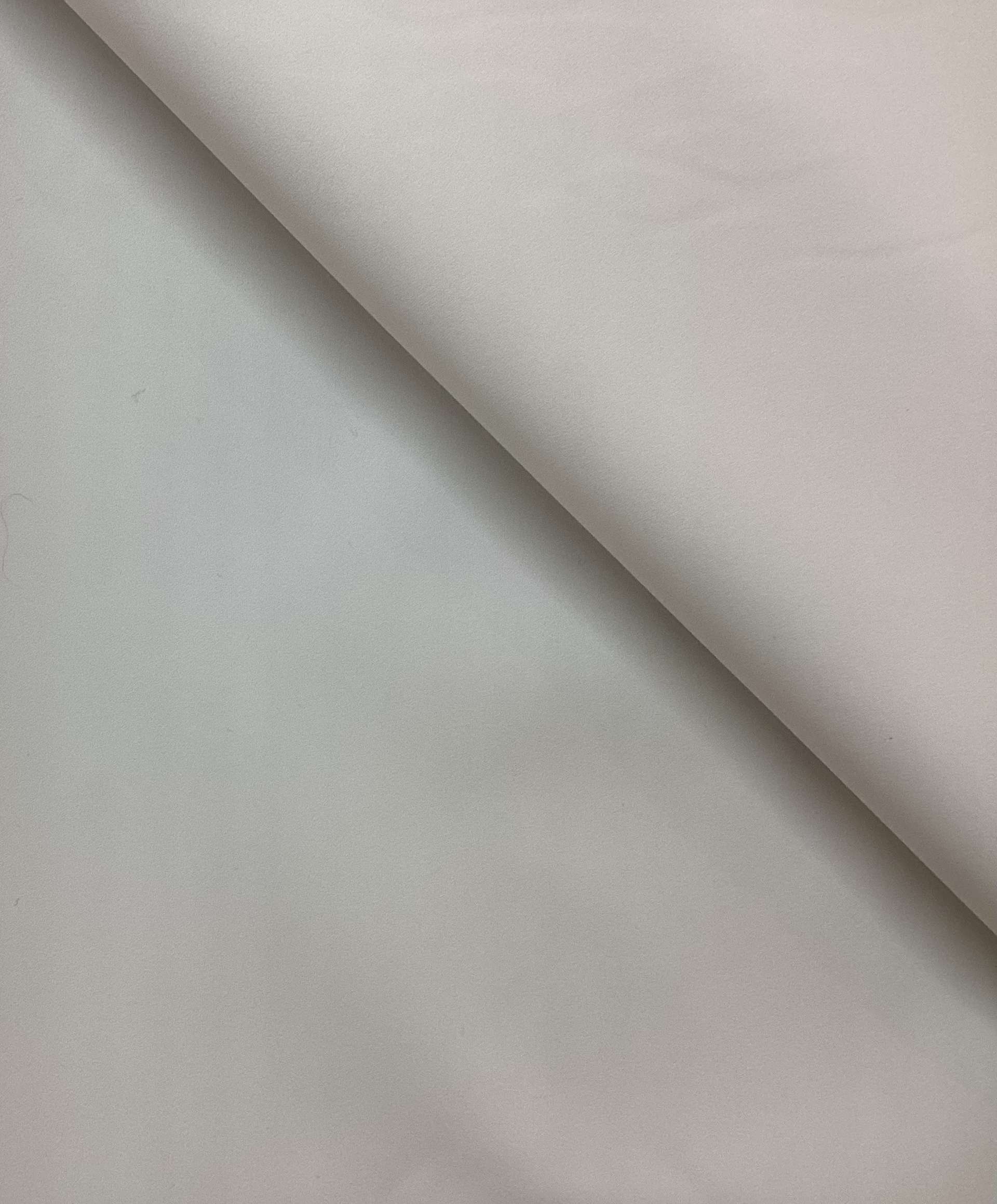 French Polyester Blackout Lining in White