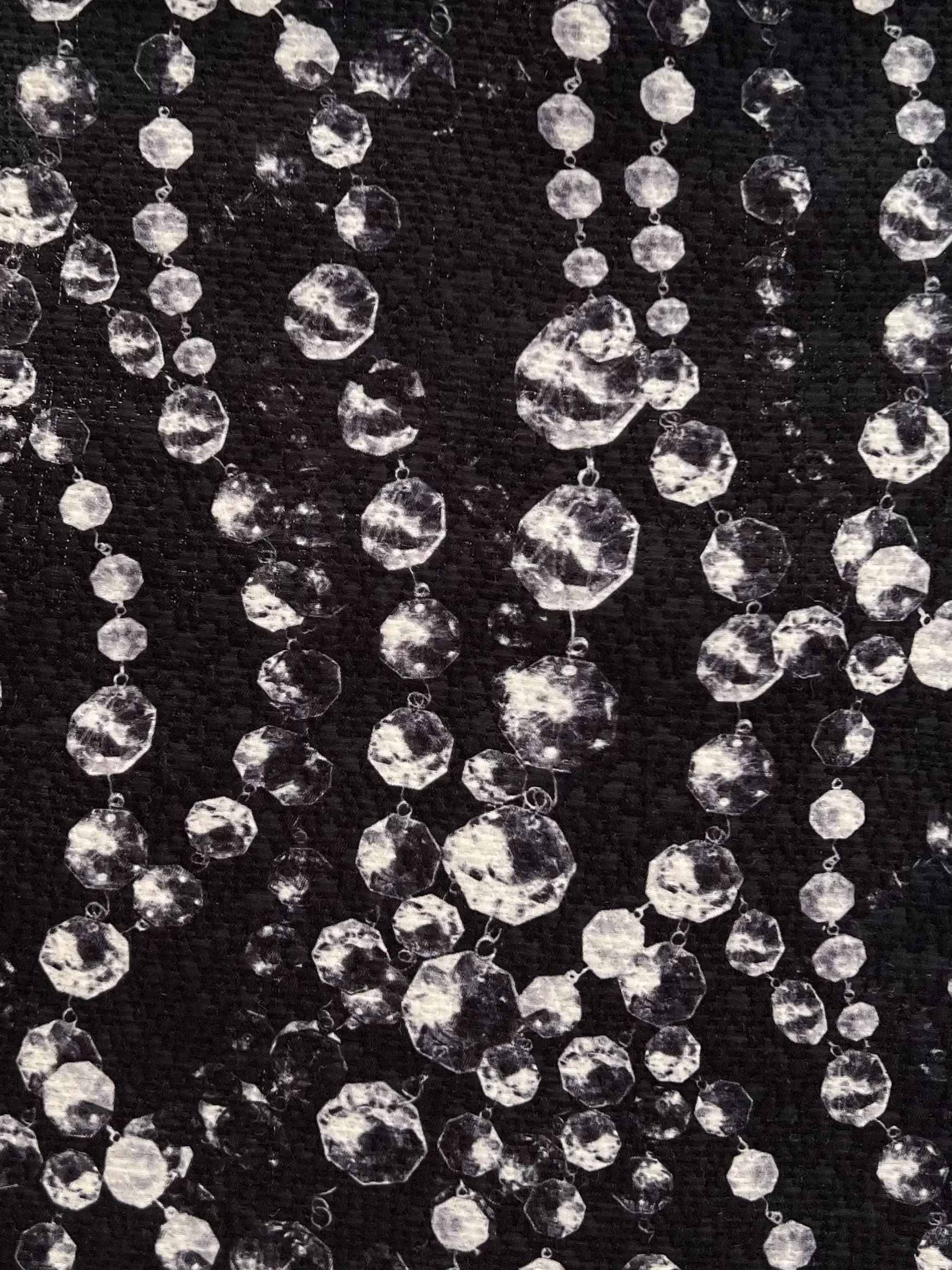 Silk and Wool Brocade Fabric in Warehouse