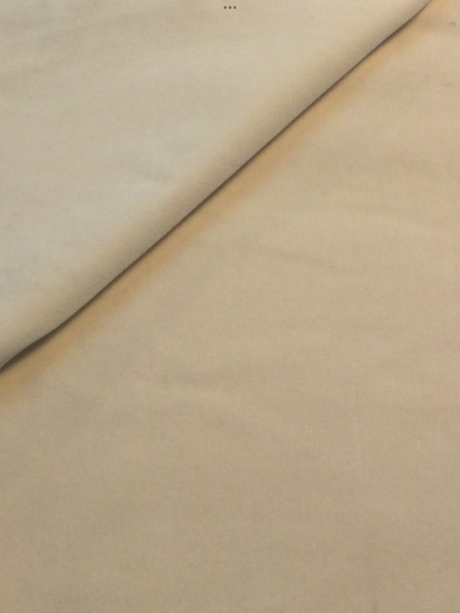 Made in Italy Cotton Velvet in Vanilla