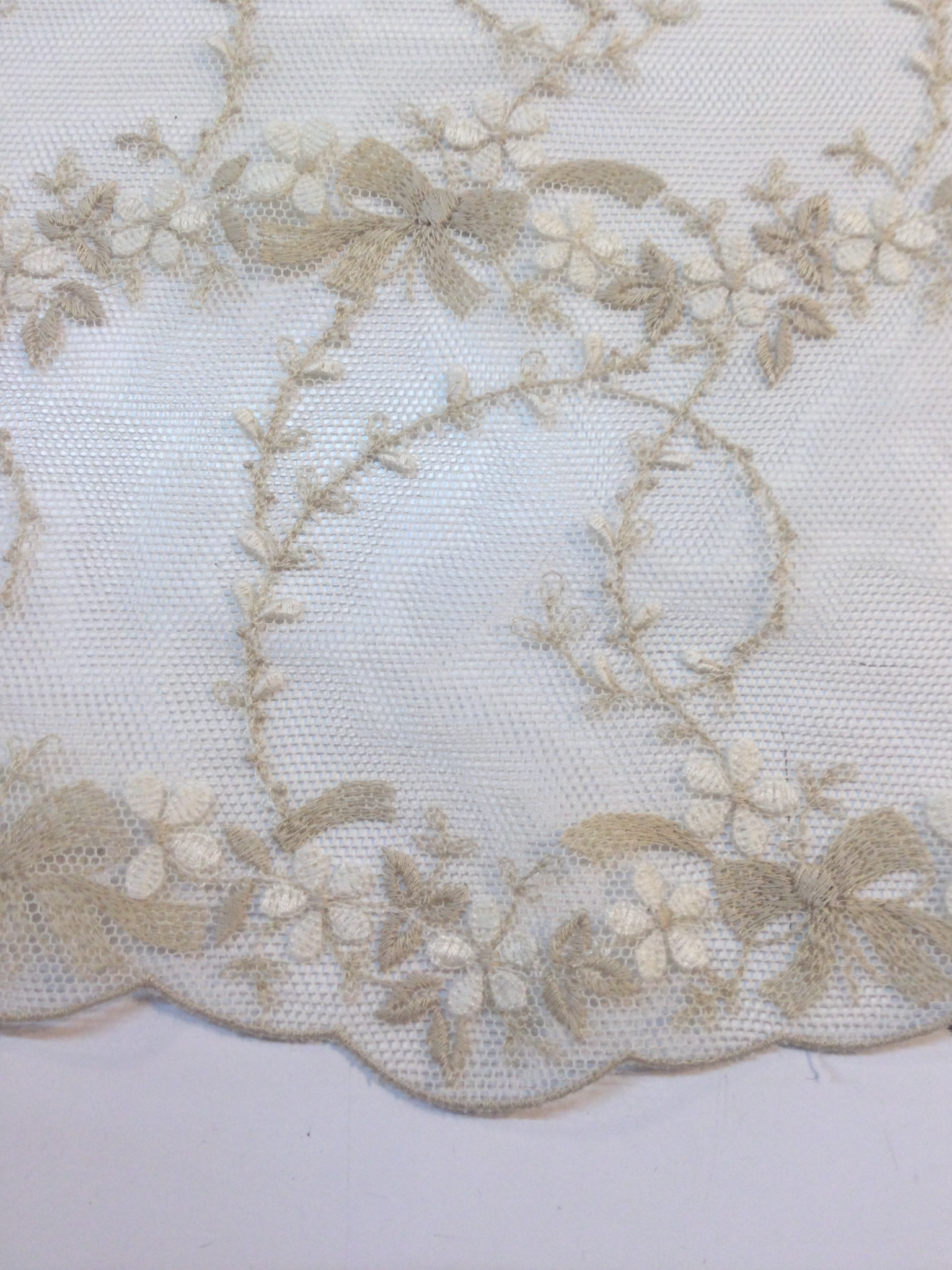 Embroidered Bobbinet