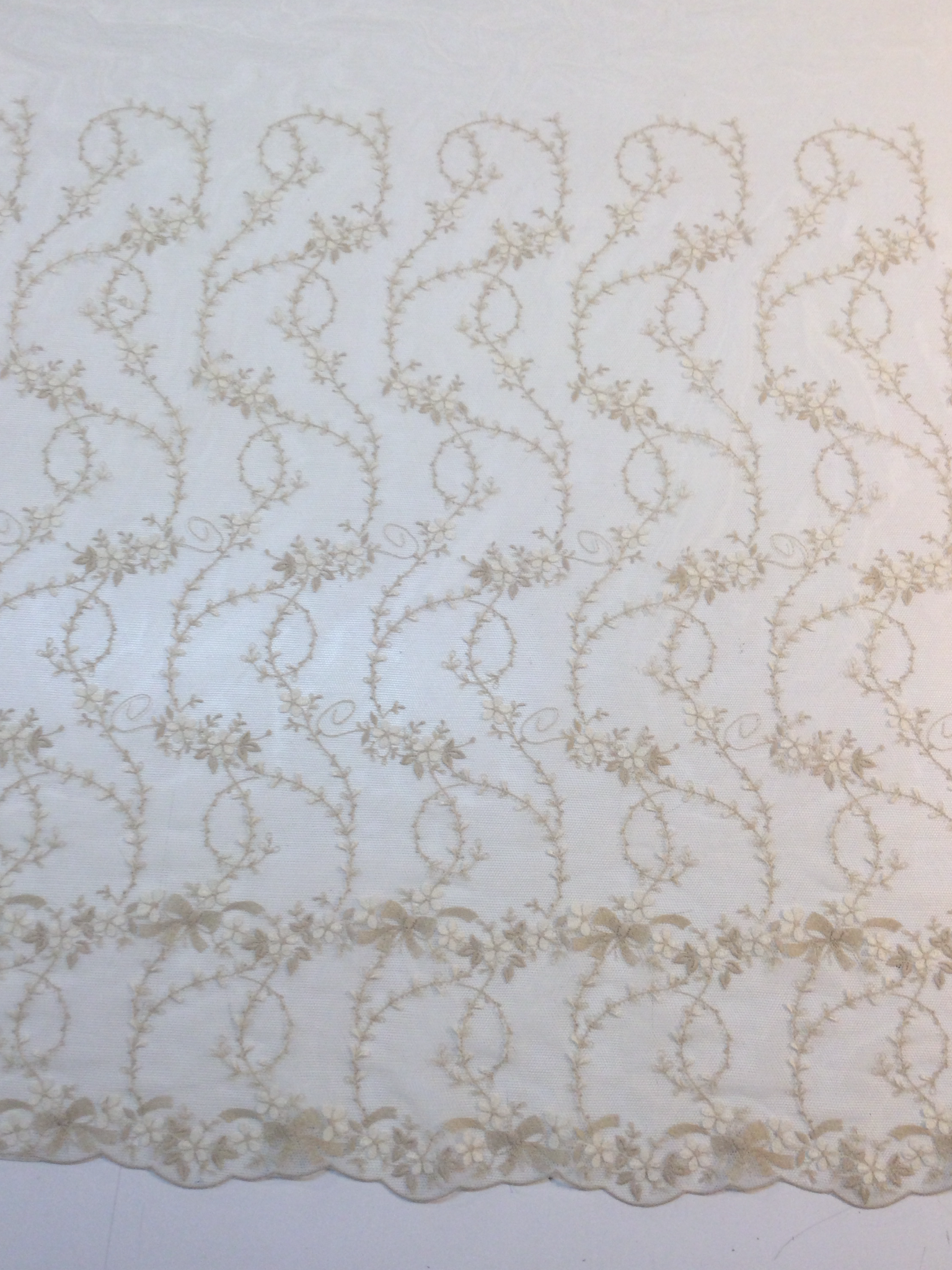 Embroidered Bobbinet