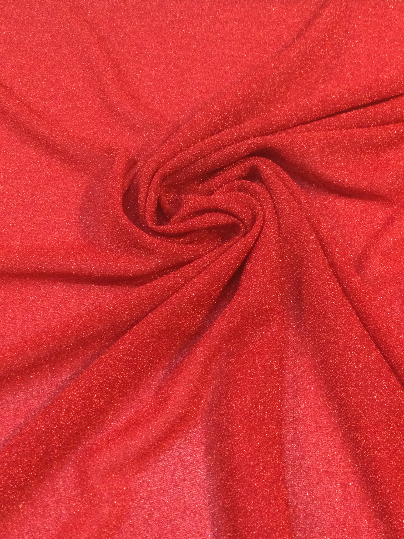 Metallic Knit Jersey in Red