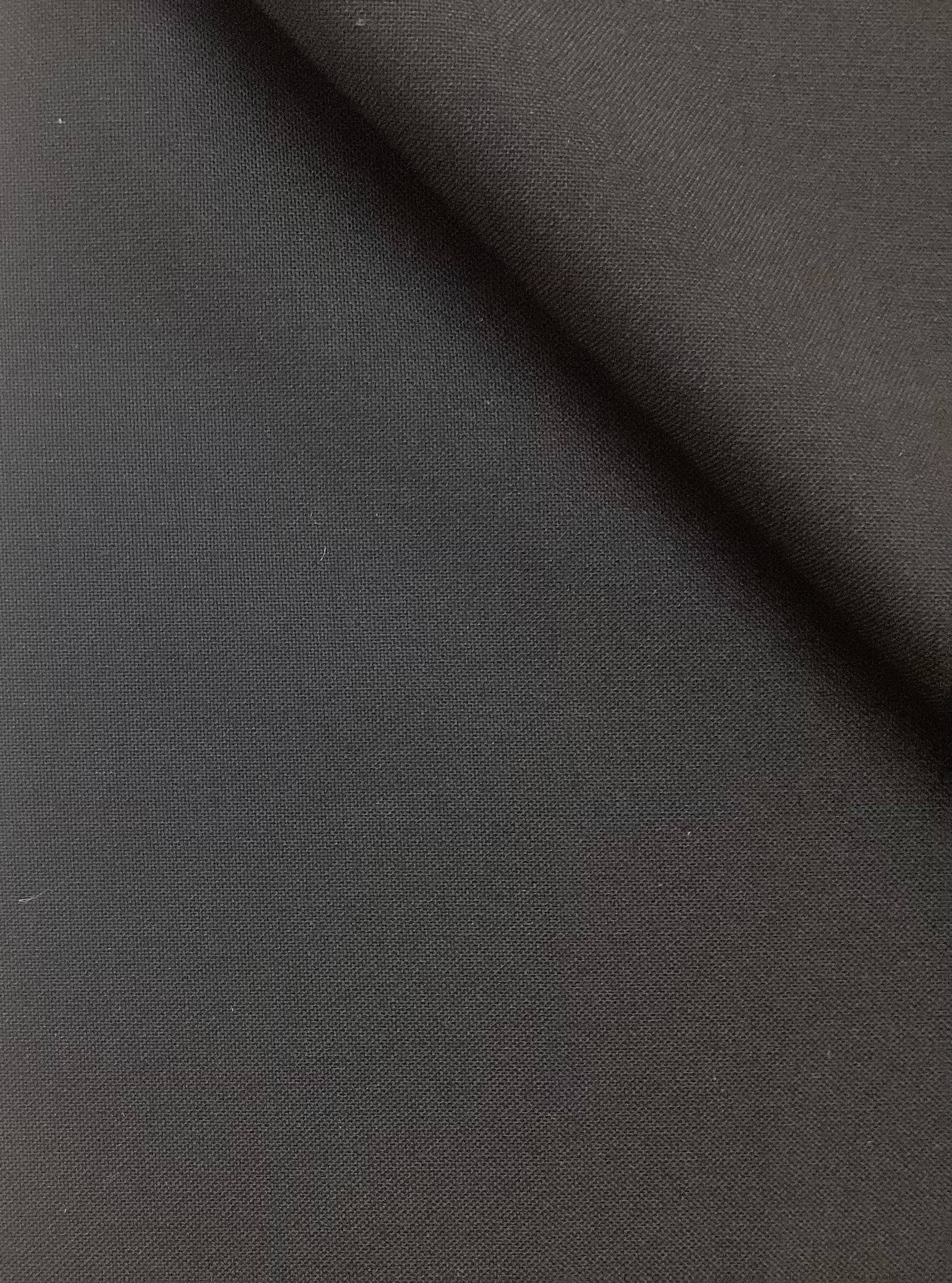 Wool & Polyester Suiting In Crow