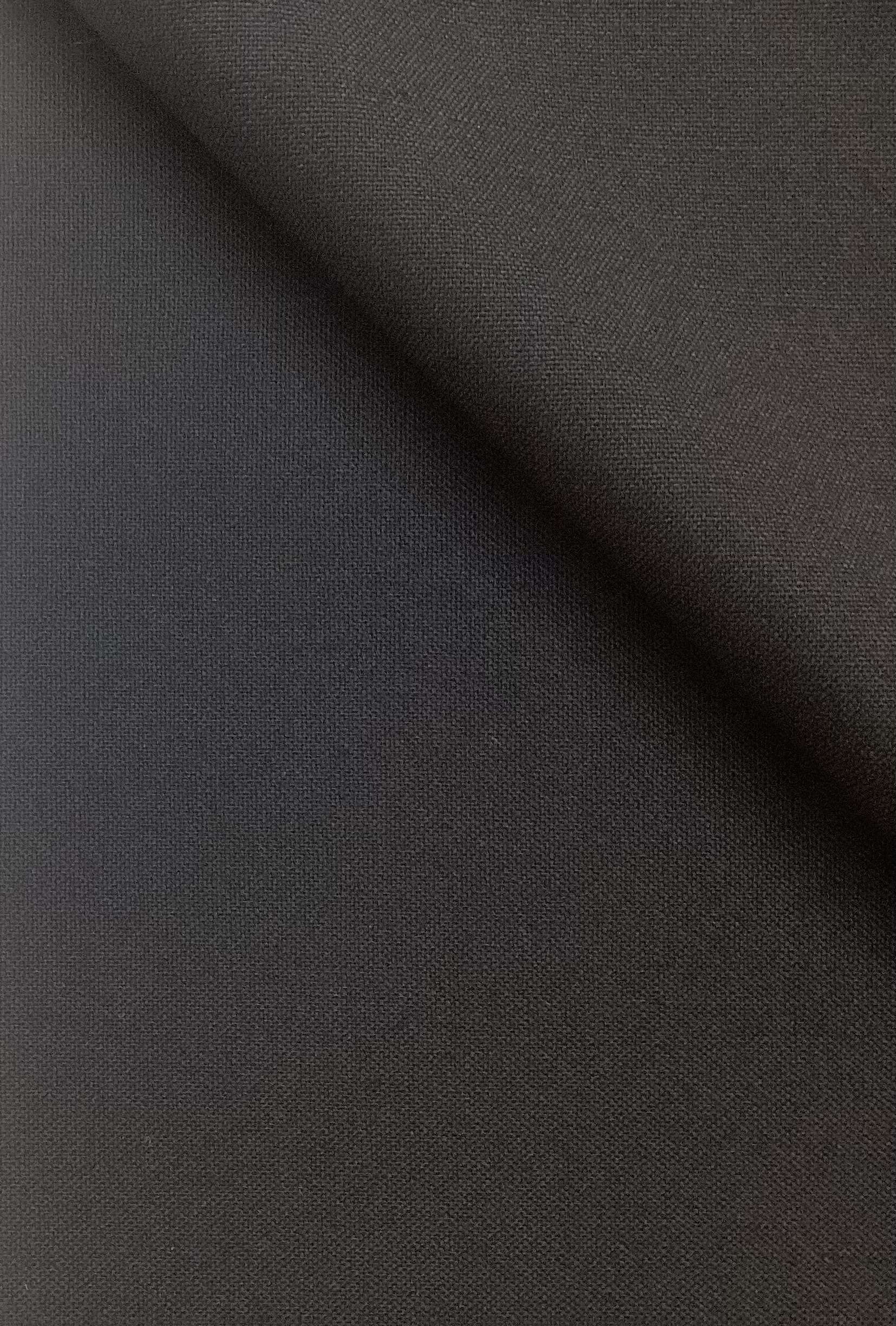 Wool Gabardine In Jet Black