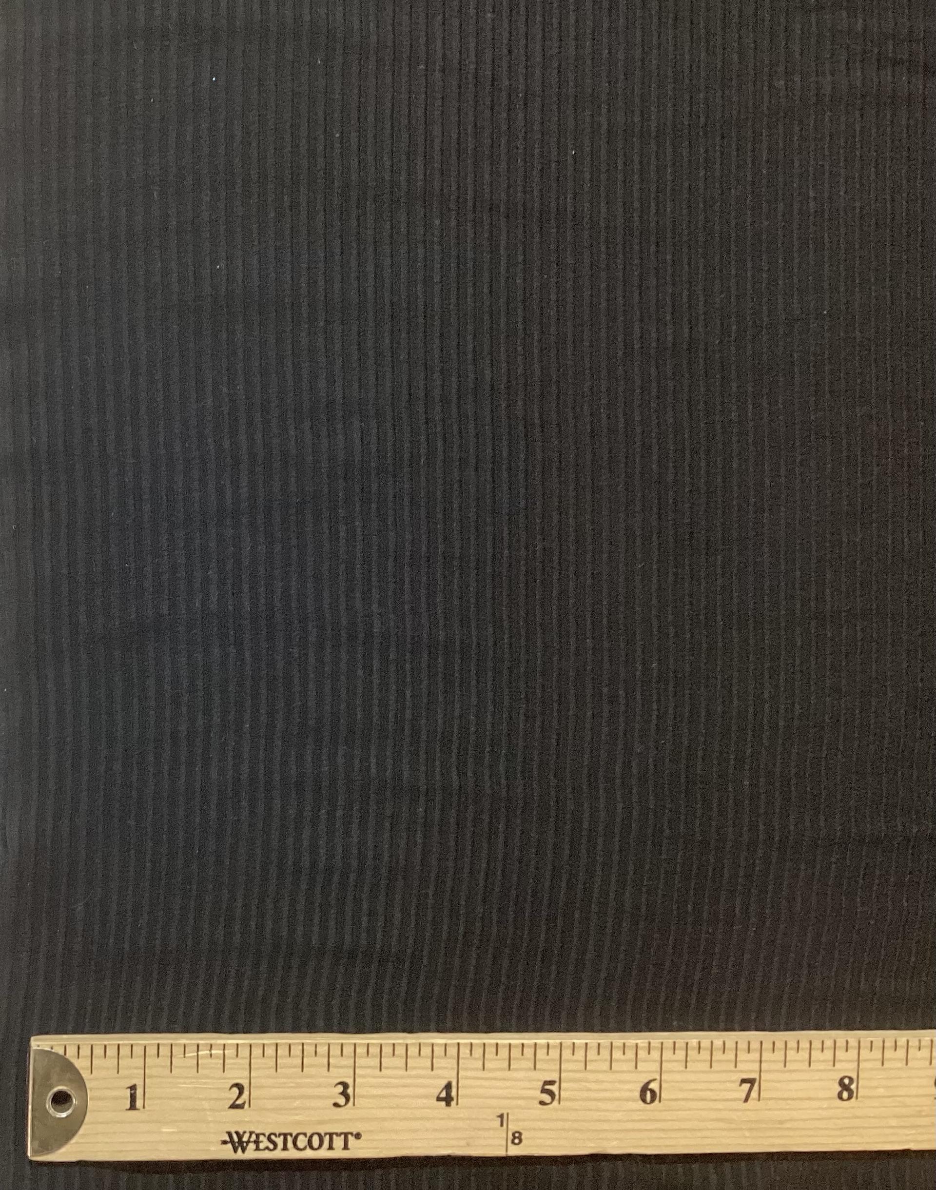 100% Silk Jacquard Ottoman In Jet Black