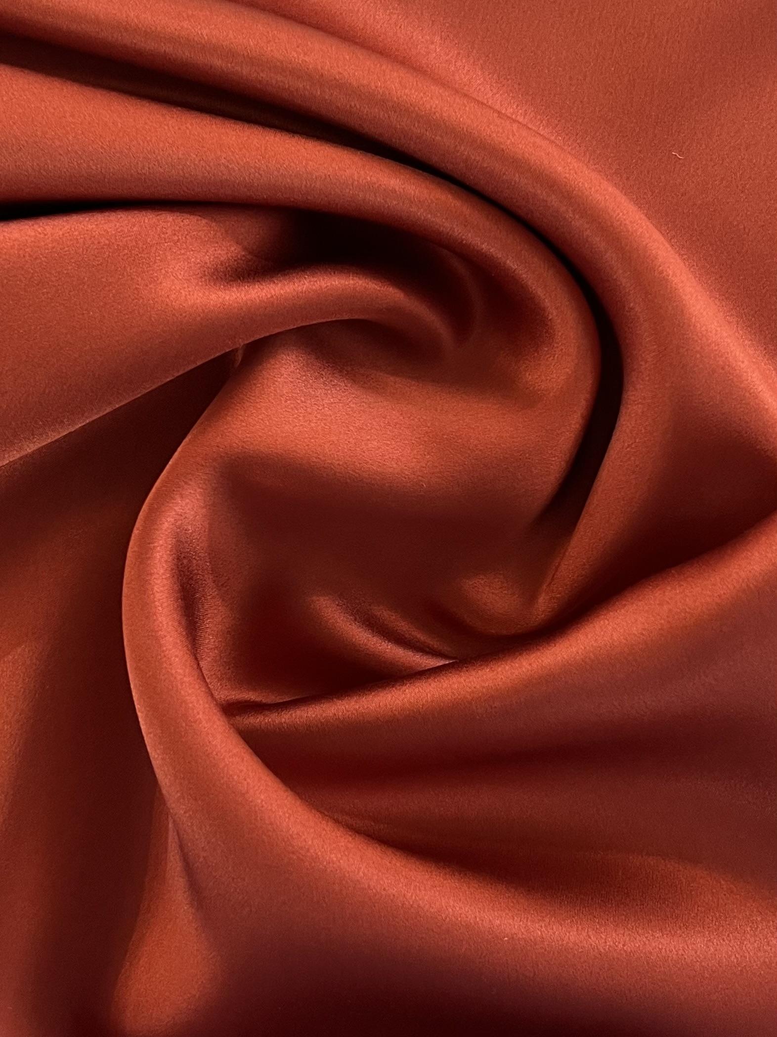 Silk Charmeuse In Spice (19 momme)