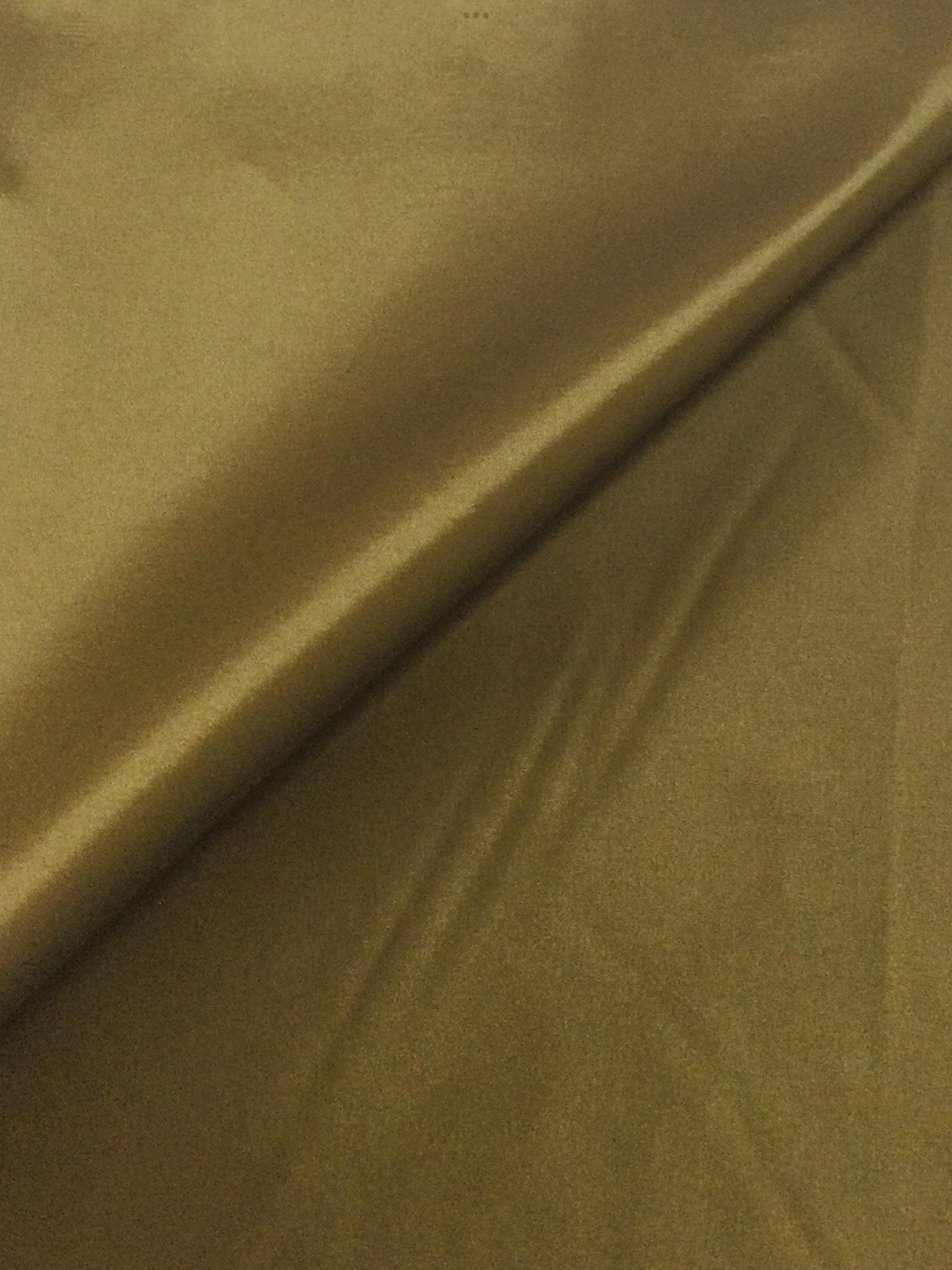 Iridescent Polyester Taffeta in Gold