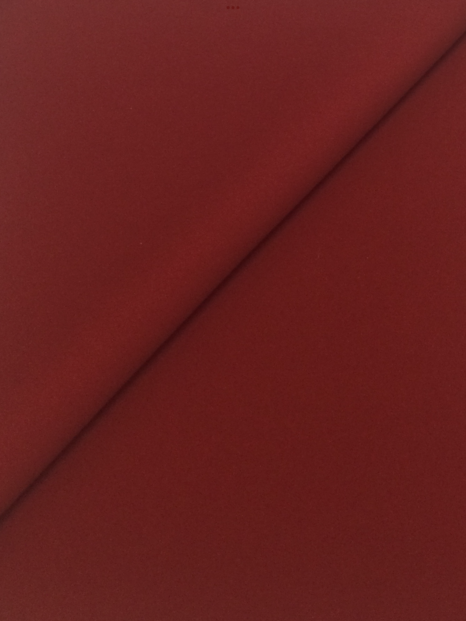 Polyester and Spandex Stretch Crepe in Venetian Red