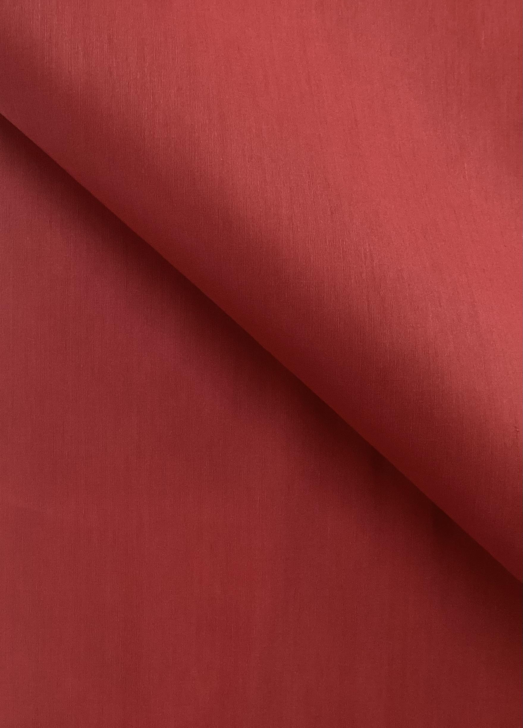 Imported Silk & Linen Shantung In Poppy