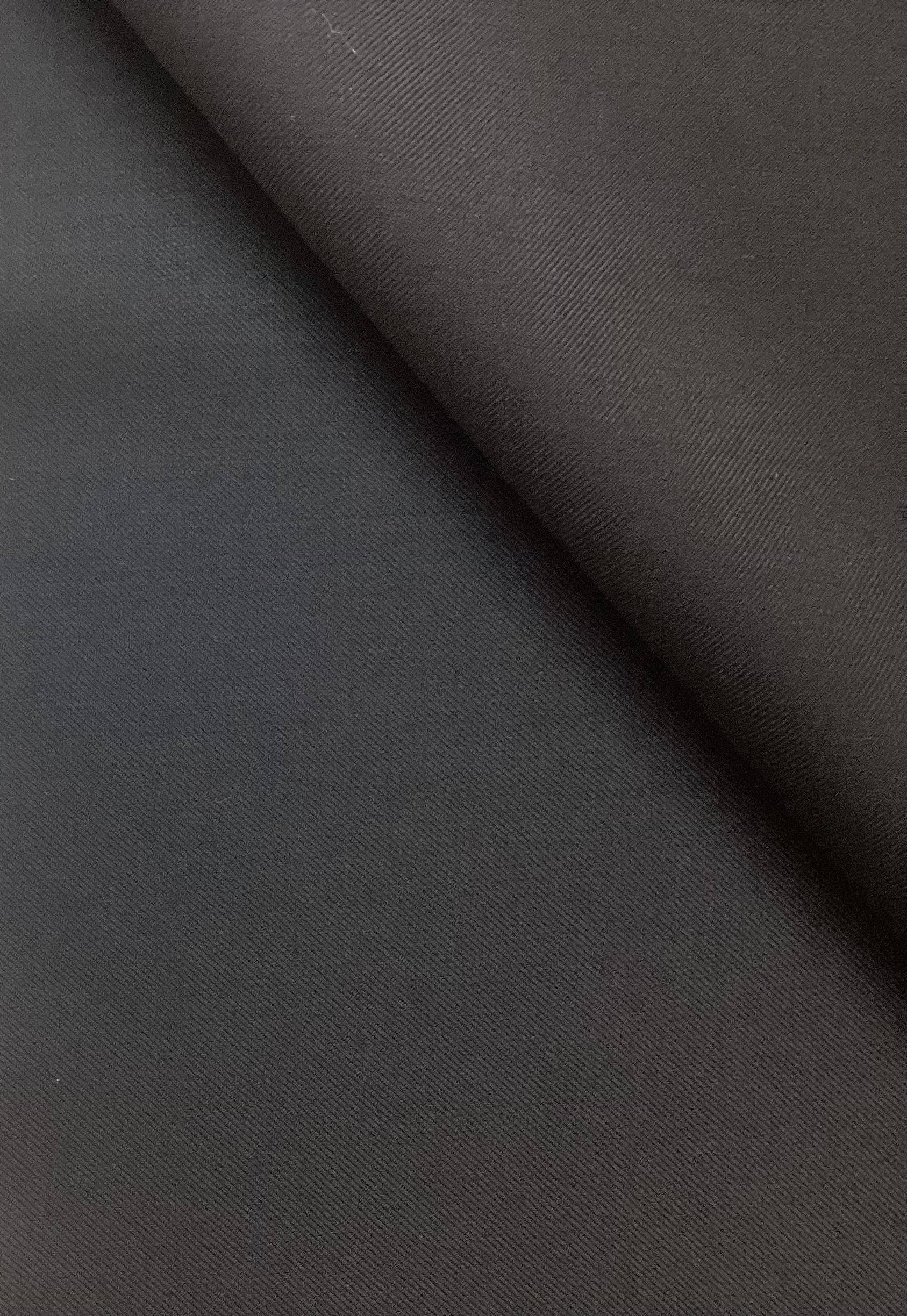 Made InItaly 100% Wool Super 140's In Ebony