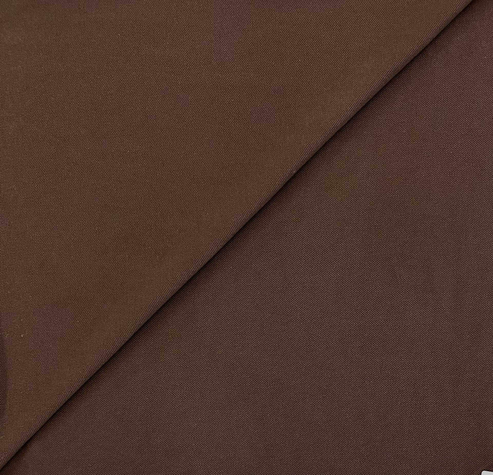 Imported Cotton Pique Knit in Chocolate