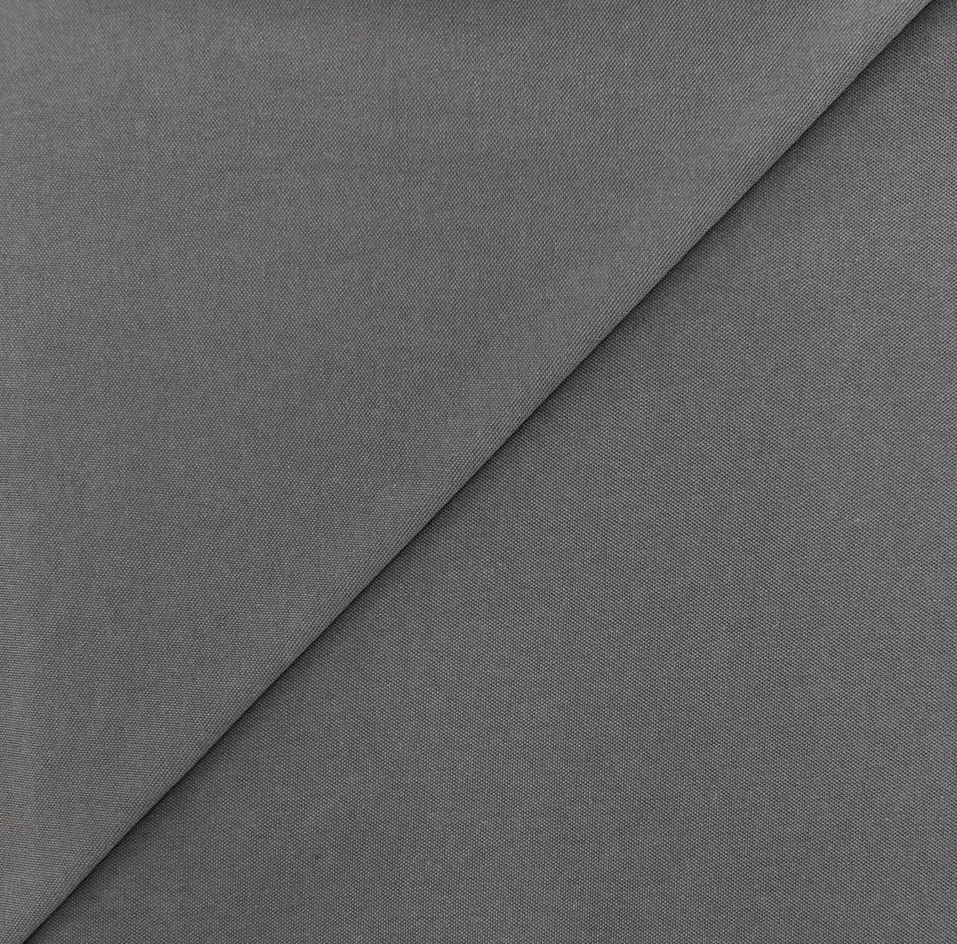 Imported Cotton Pique Knit in Lead Grey