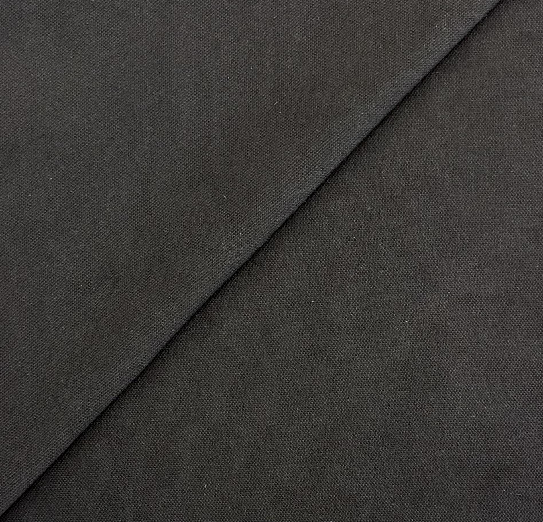 Imported Cotton Blend Heavy Pique Knit in Black