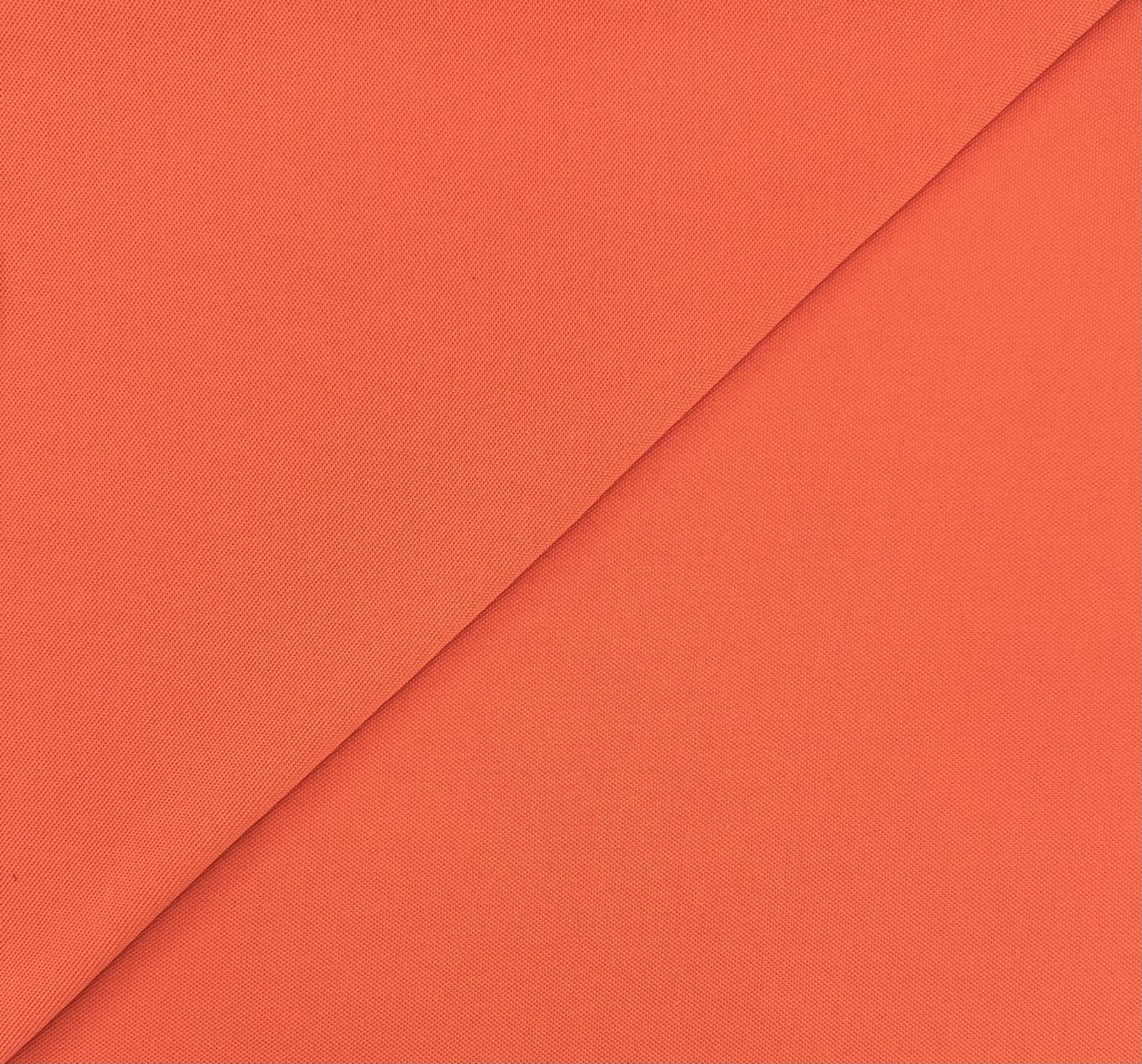 Imported Cotton Pique Knit in Orange