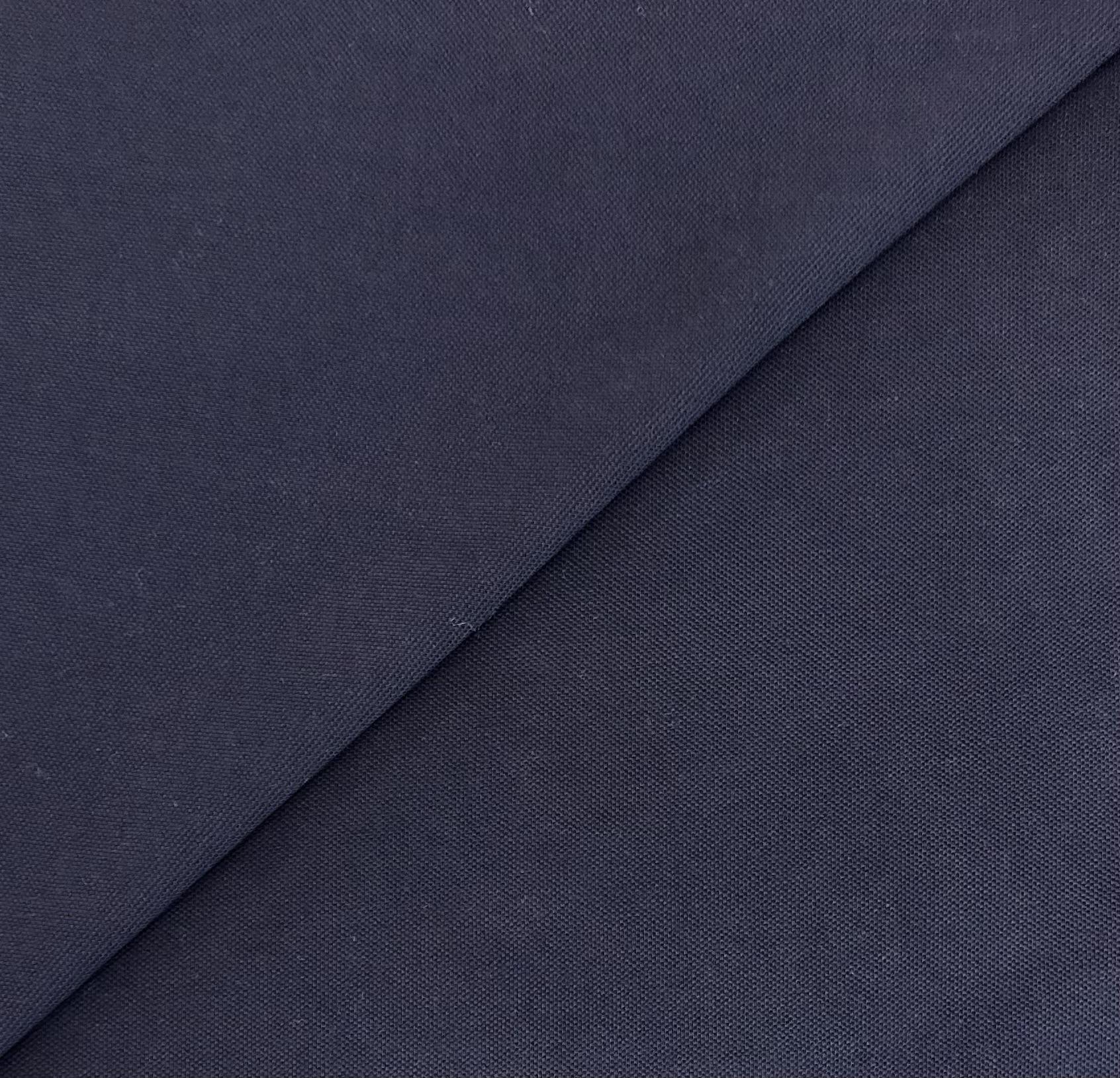 Imported Cotton Pique Knit in Navy