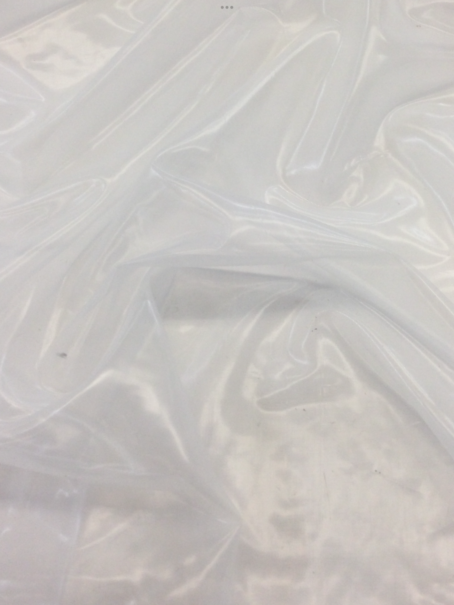 Crystal Clear Organza in White