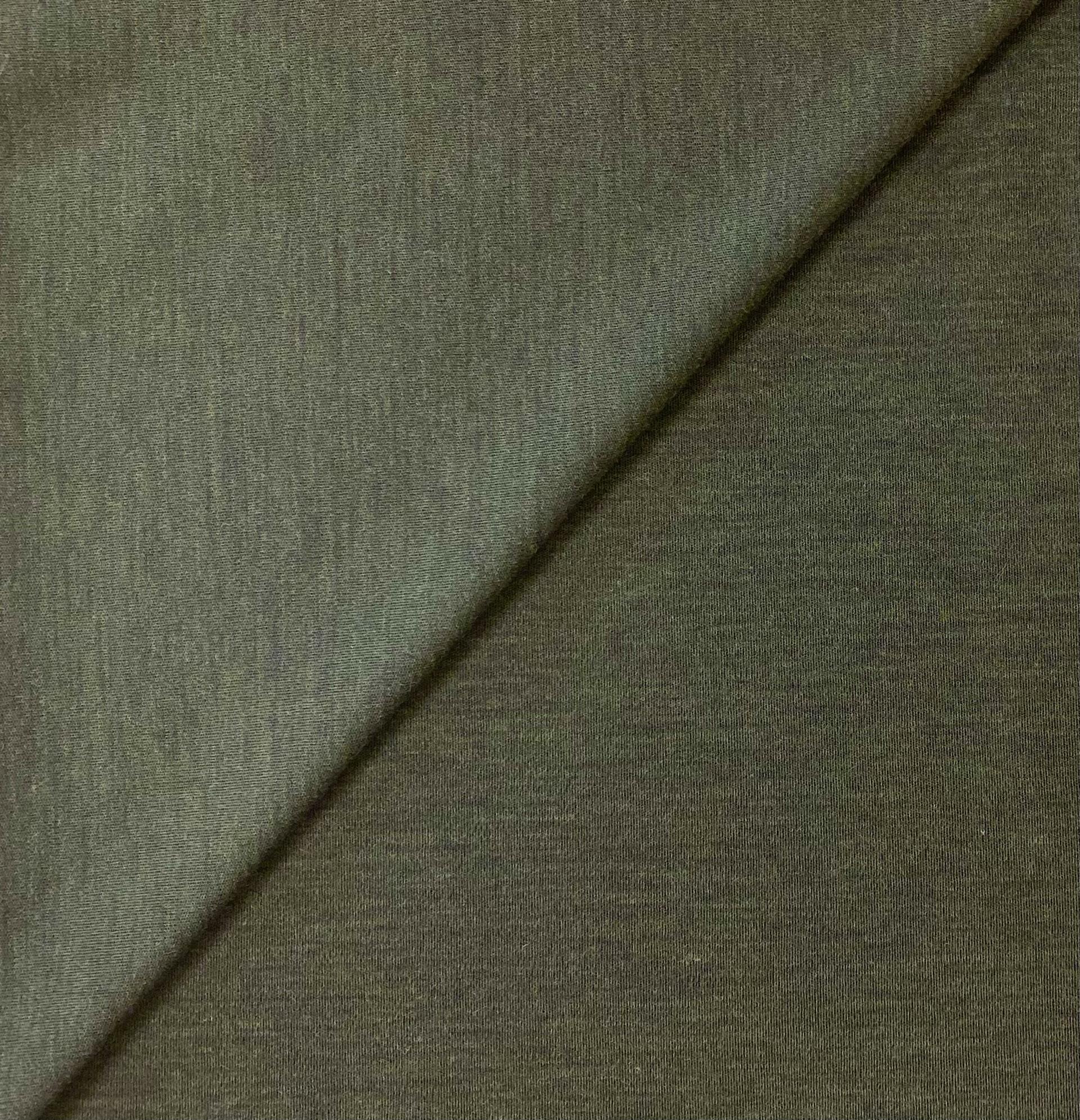 Wool Double Knit in Army Green