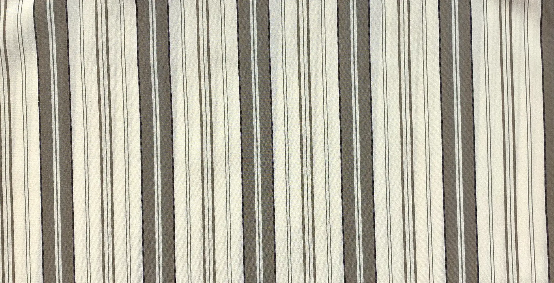 Italian Striped Silk Broadcloth Fabric in Warehouse