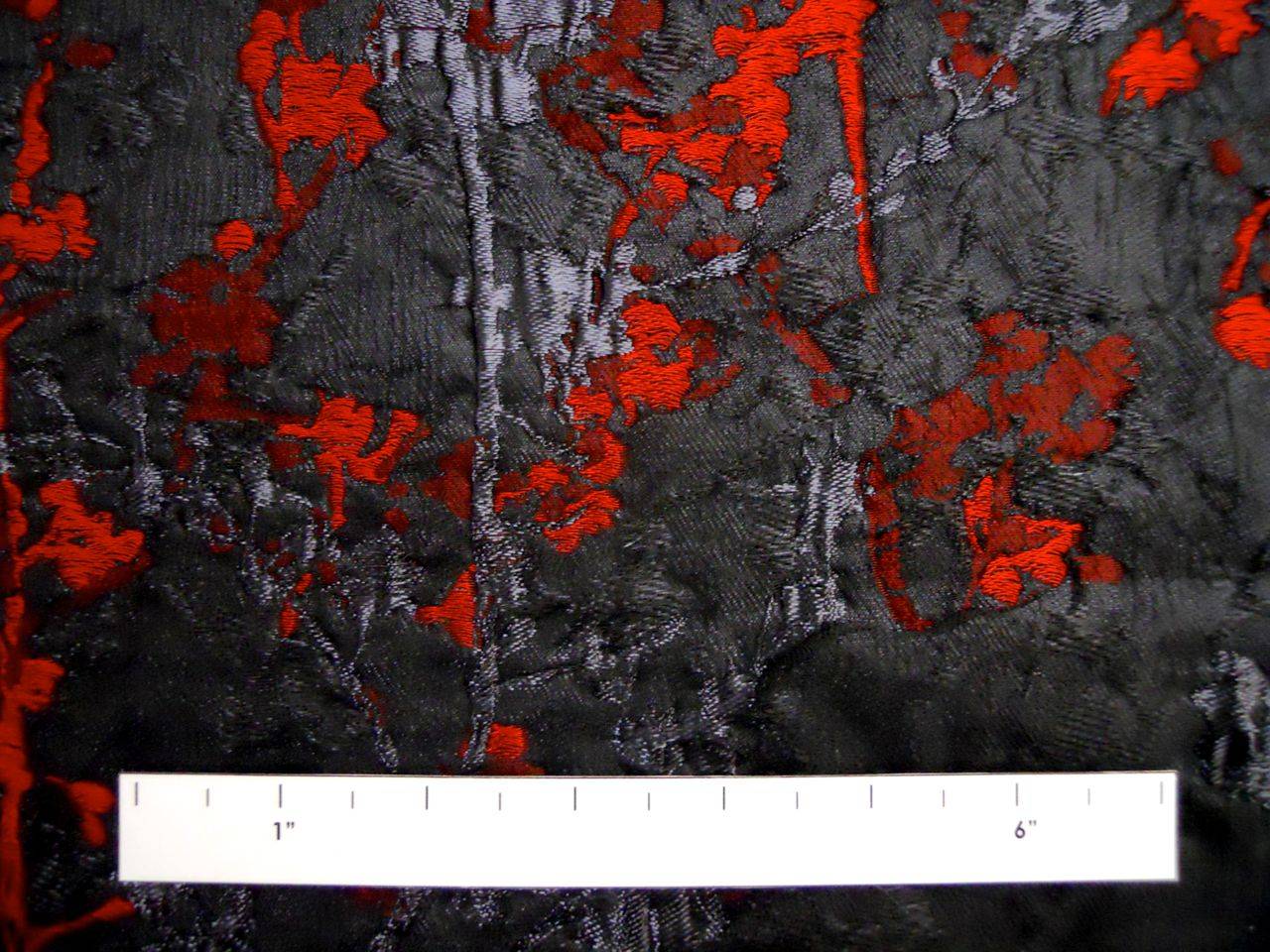 Metallic Silk Blend Lamé Organza Cloqué Panel