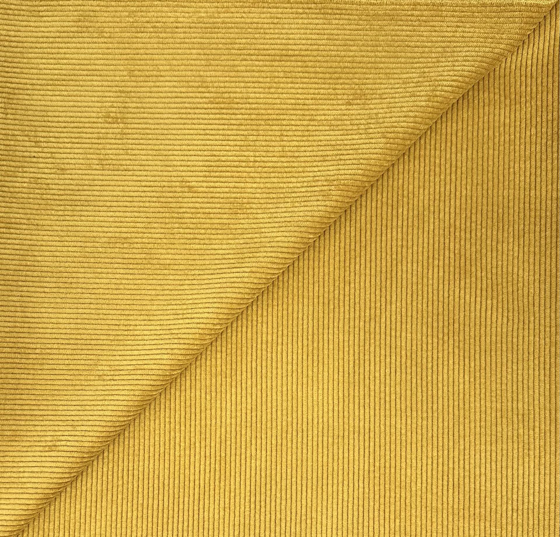 Stretch Washed Corduroy in Mustard