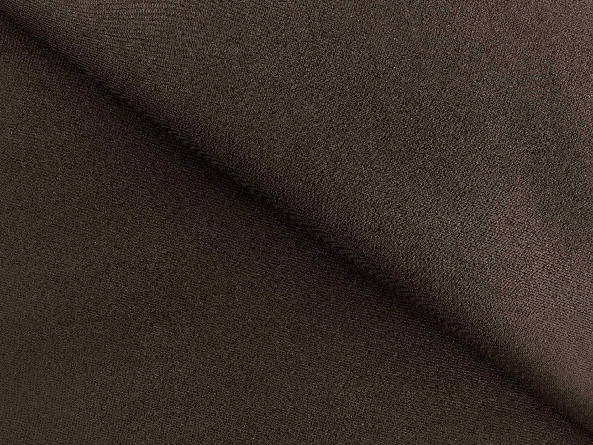 Doubleface Ponte Knit in New Chocolate1