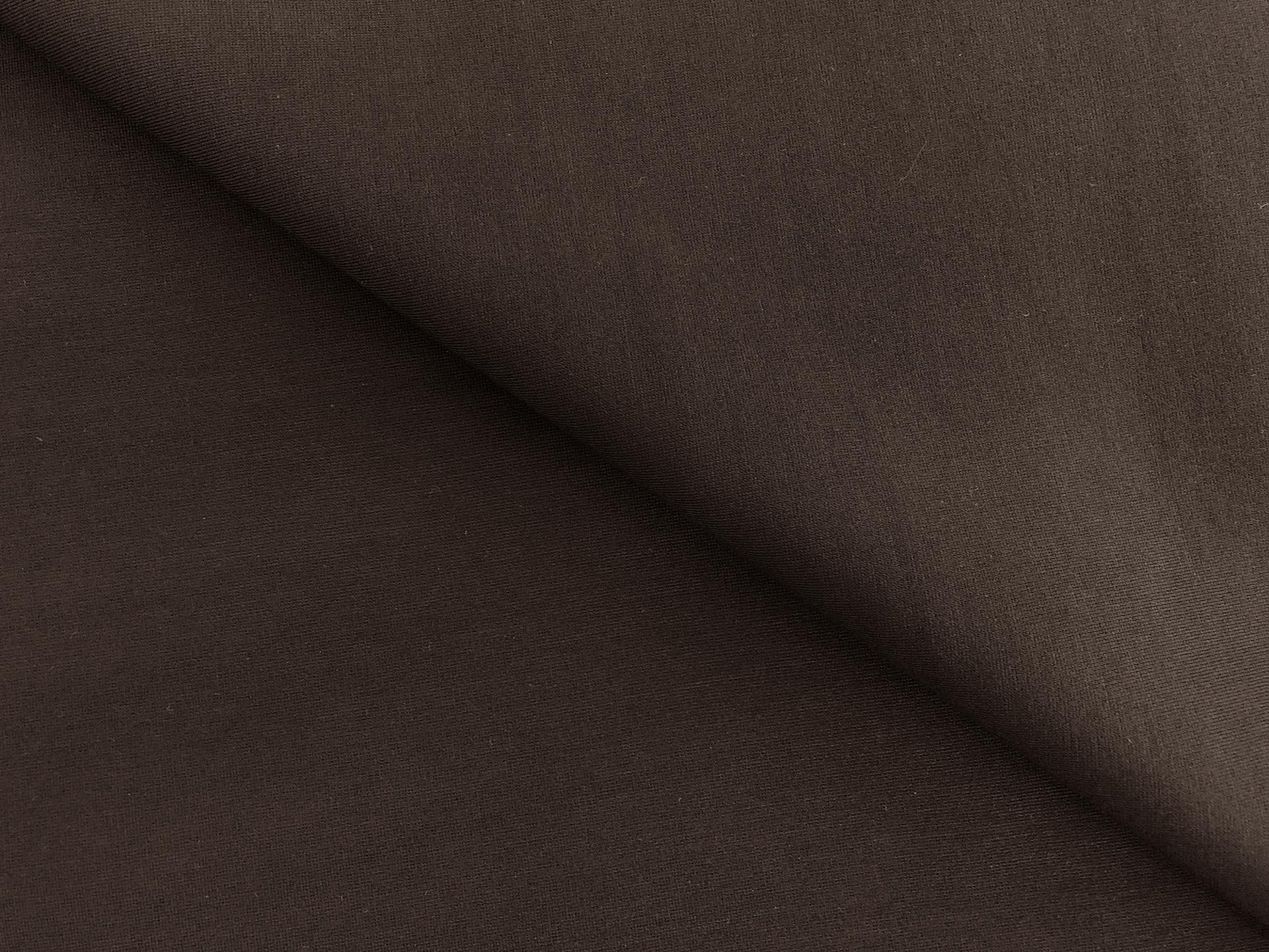 Doubleface Ponte Knit in New Chocolate1