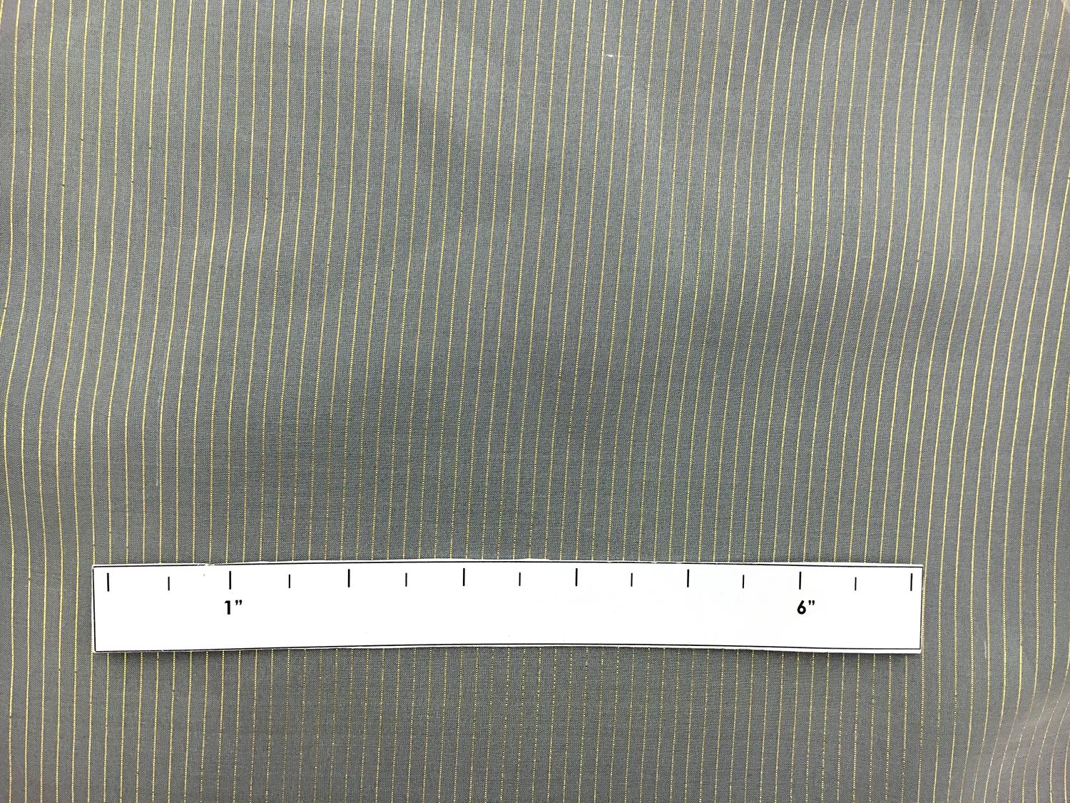 Gold Metallic Striped Silk Chiffon1