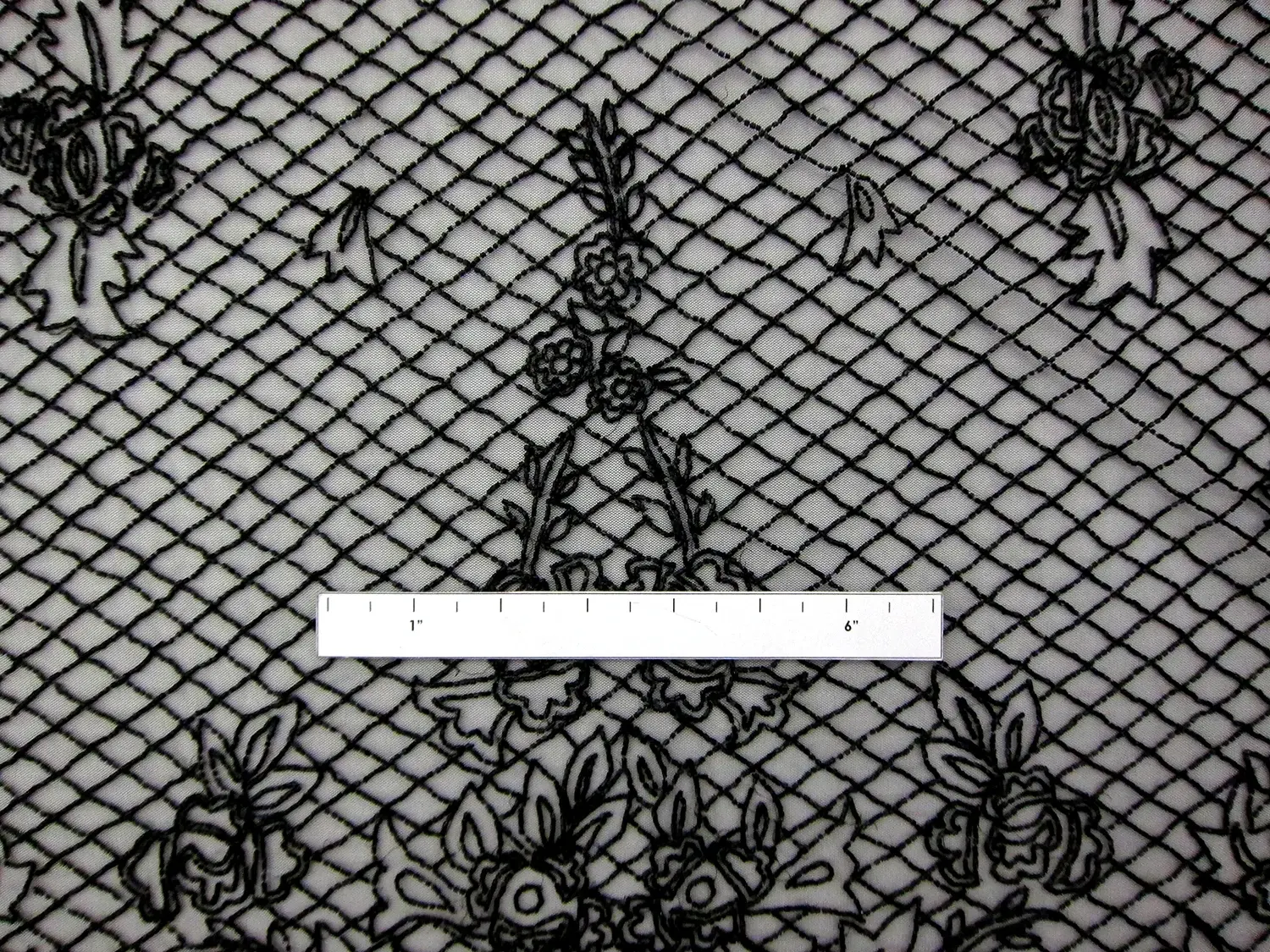 Novelty Beaded Tulle with Bugle Beads1