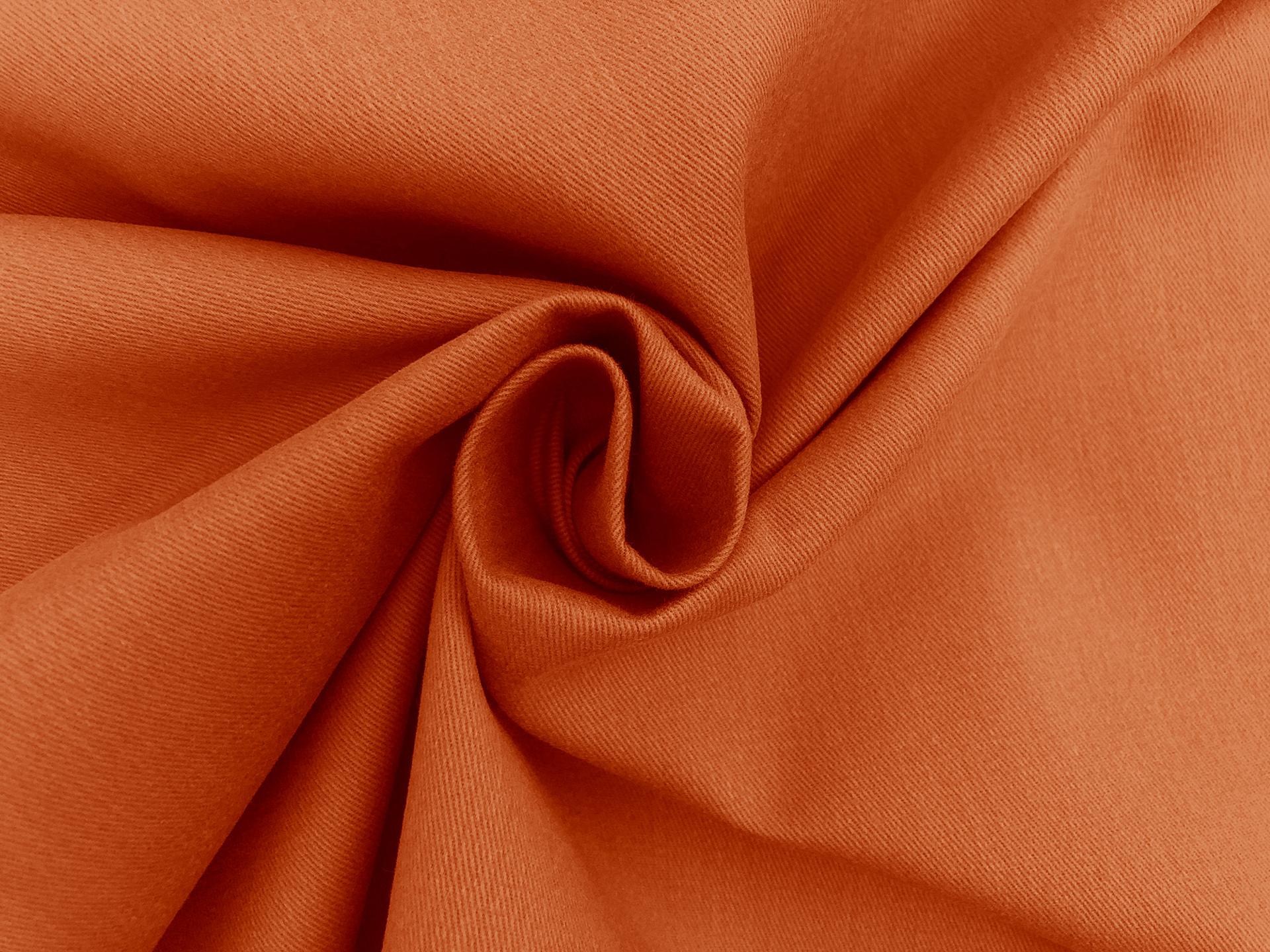 7oz Sanded Cotton Twill in Sweet Potato 1