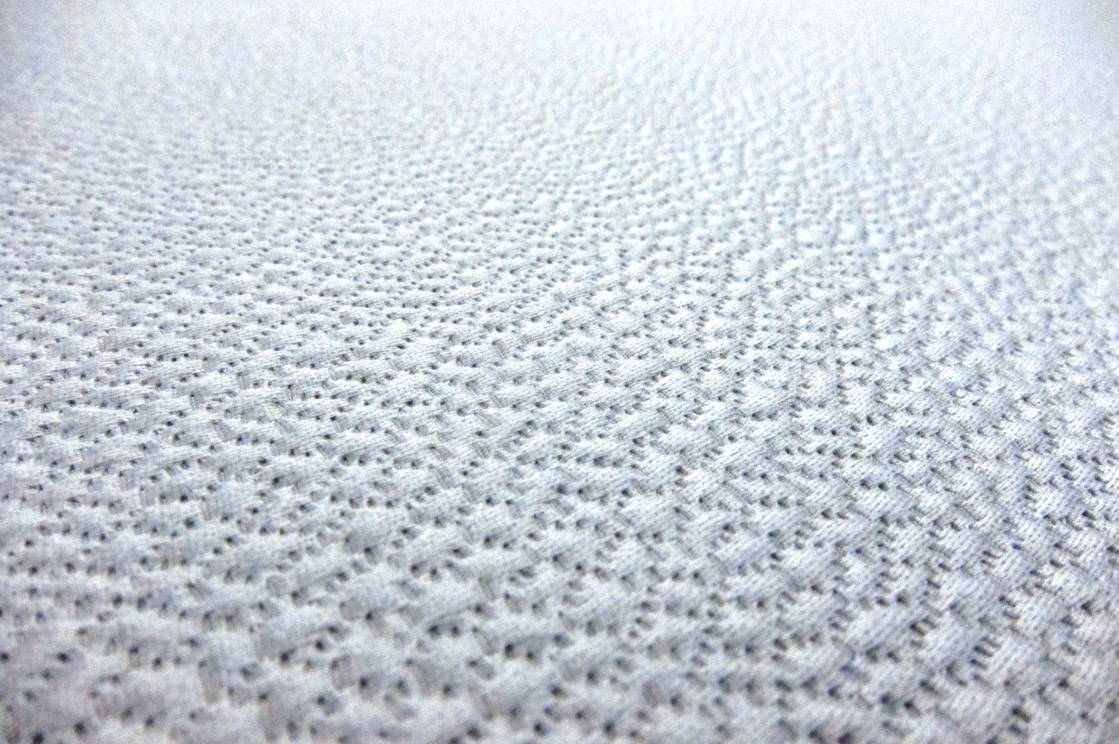 Silk and Wool Hammered Satin in Platinum1