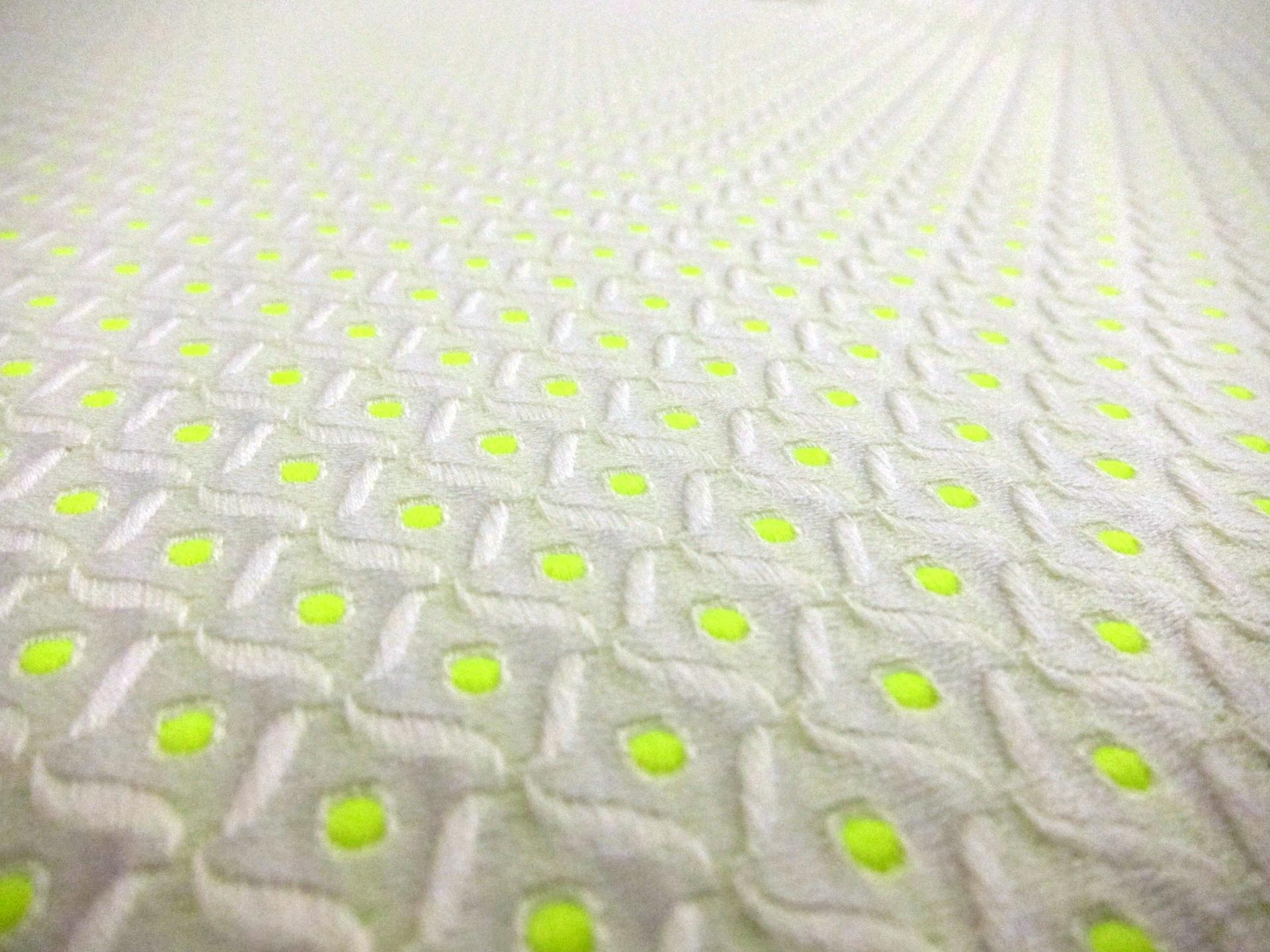 Cotton Blend Brocade (in Neon Yellow)2