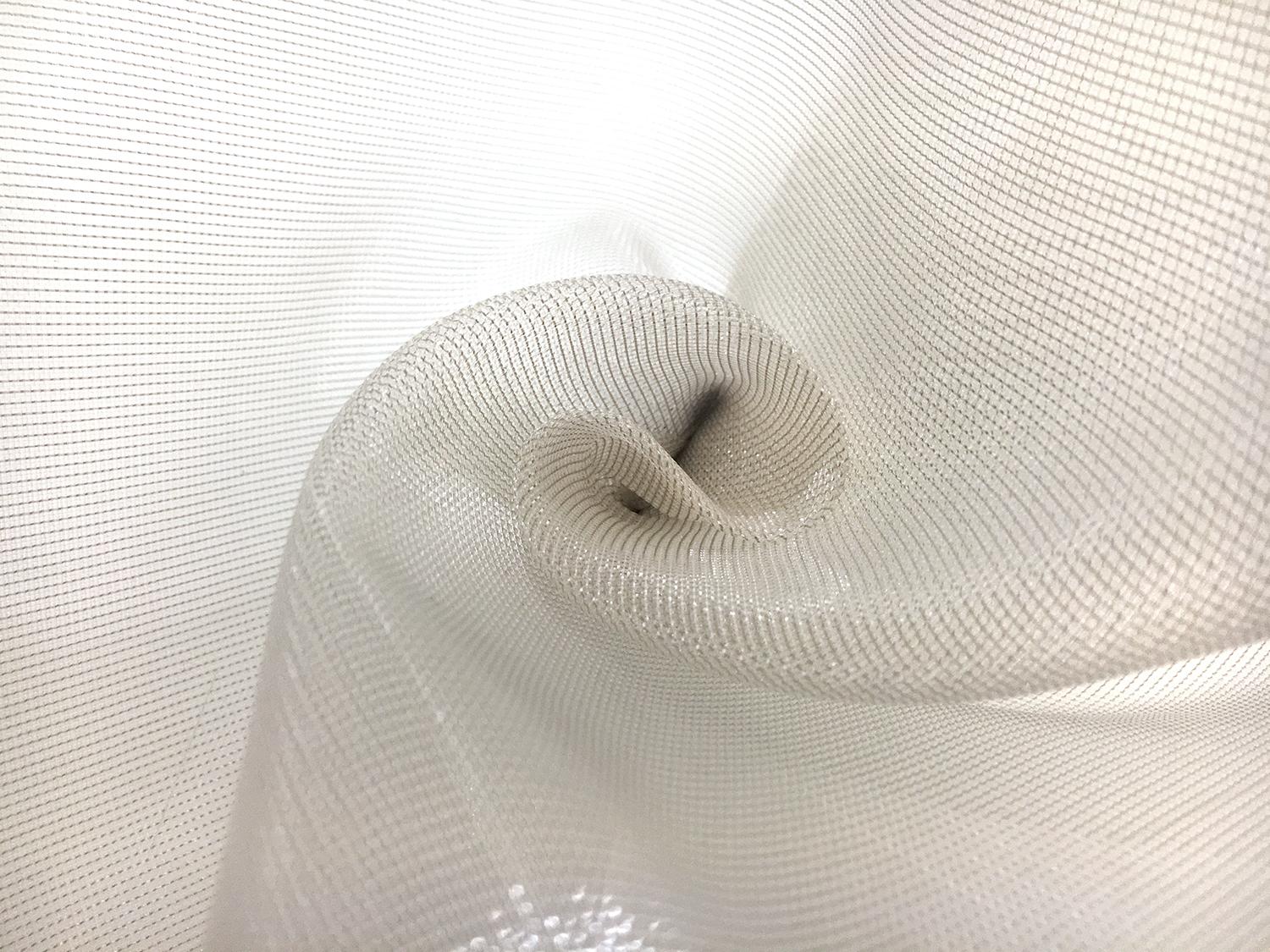 Italian Nylon Blend Mesh in Warm Grey1