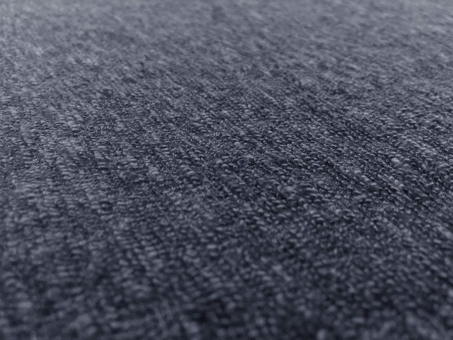 Japanese Cotton Blend Terry Knit in Heather Blue 3