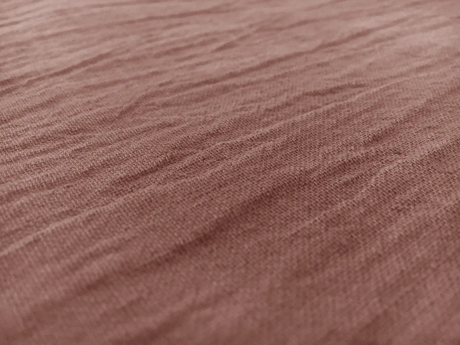 Crinkled Linen Gauze in Blush