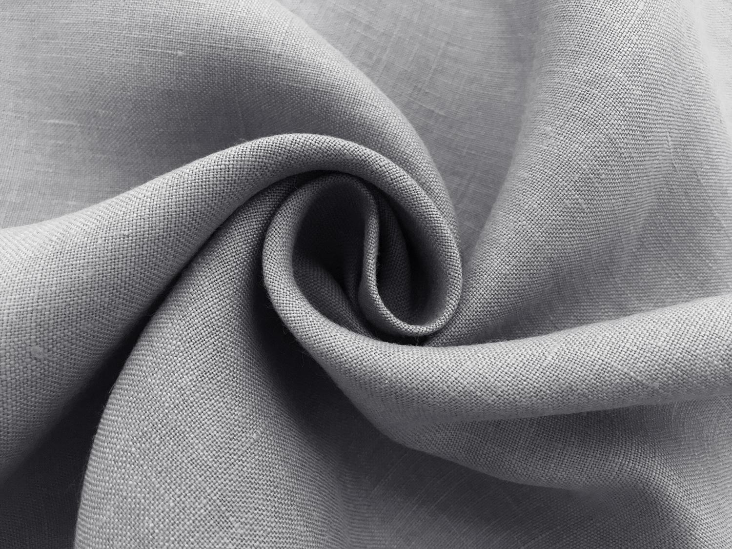 Belgian Sanforized Linen in Silver1
