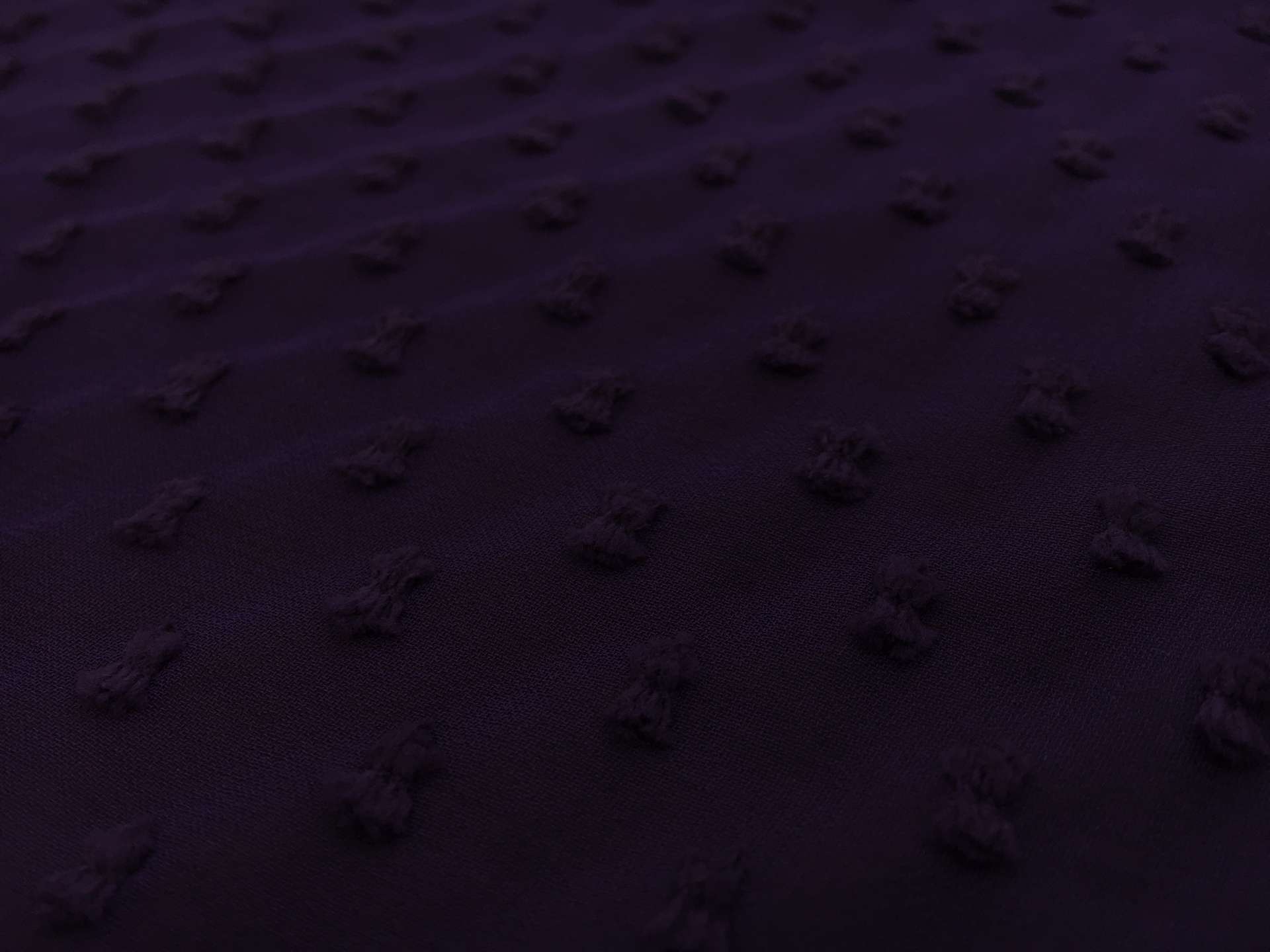 Silk and Cotton Swiss Dot Chiffon in Purple0