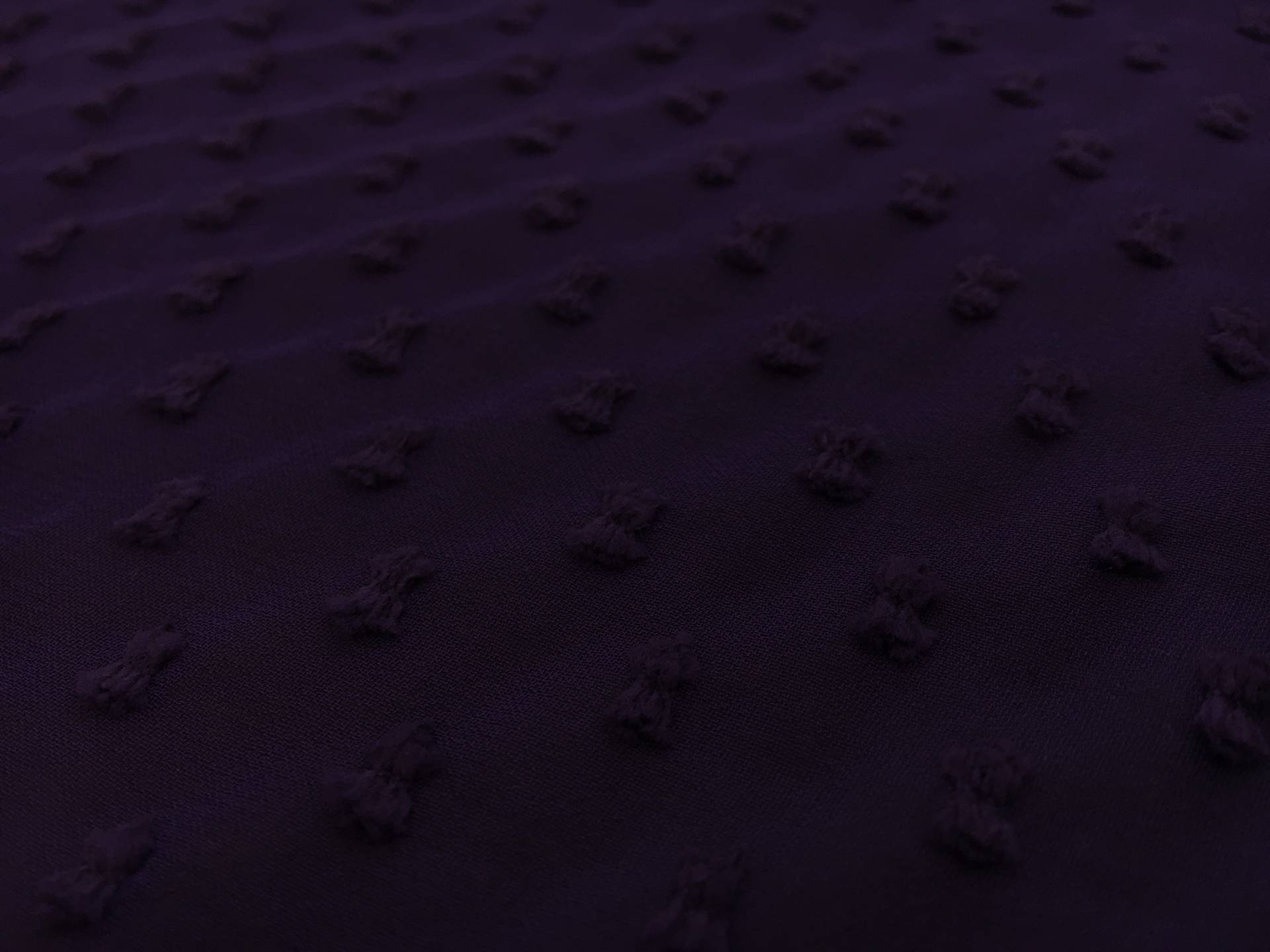 Silk and Cotton Swiss Dot Chiffon in Purple0