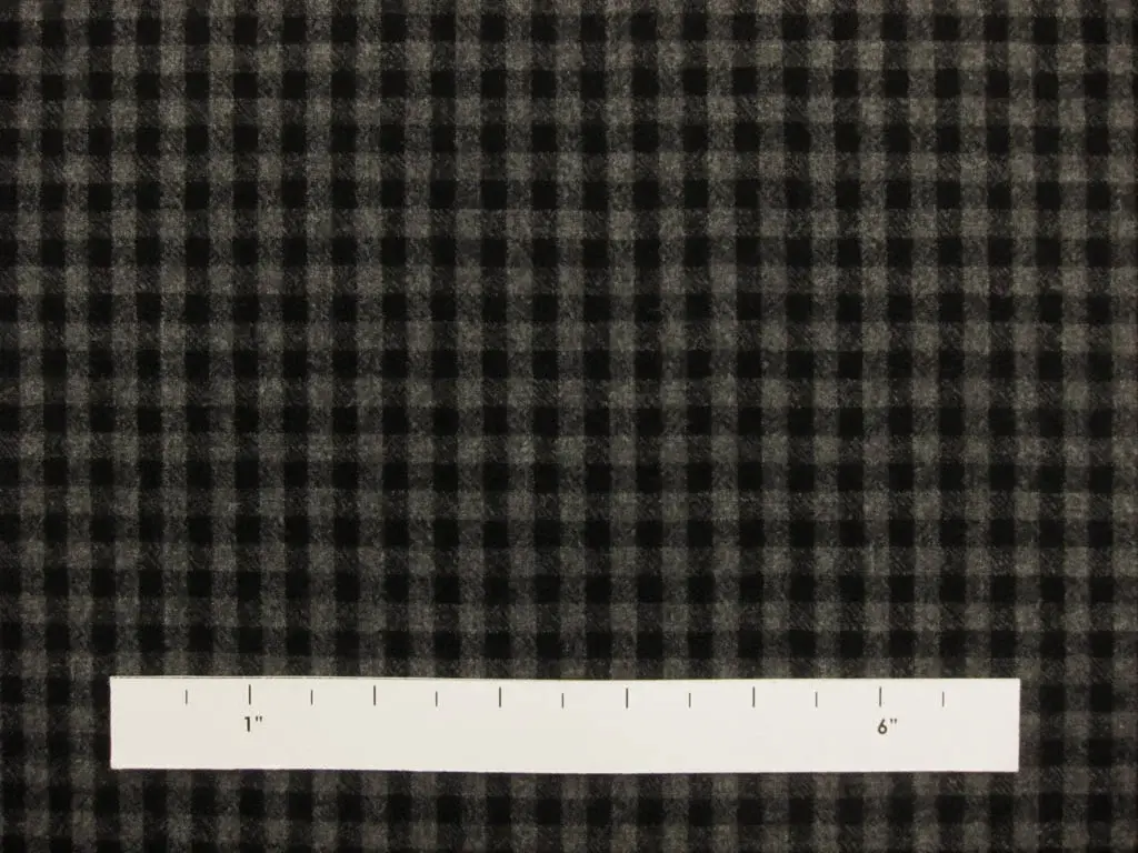 Virgin Wool Lycra Flannel Check2