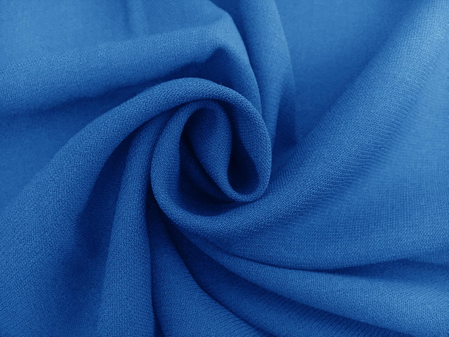 Italian Wool Tricotine in Azure 1
