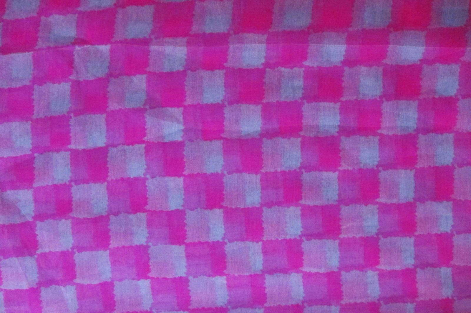 Printed Silk Organza0